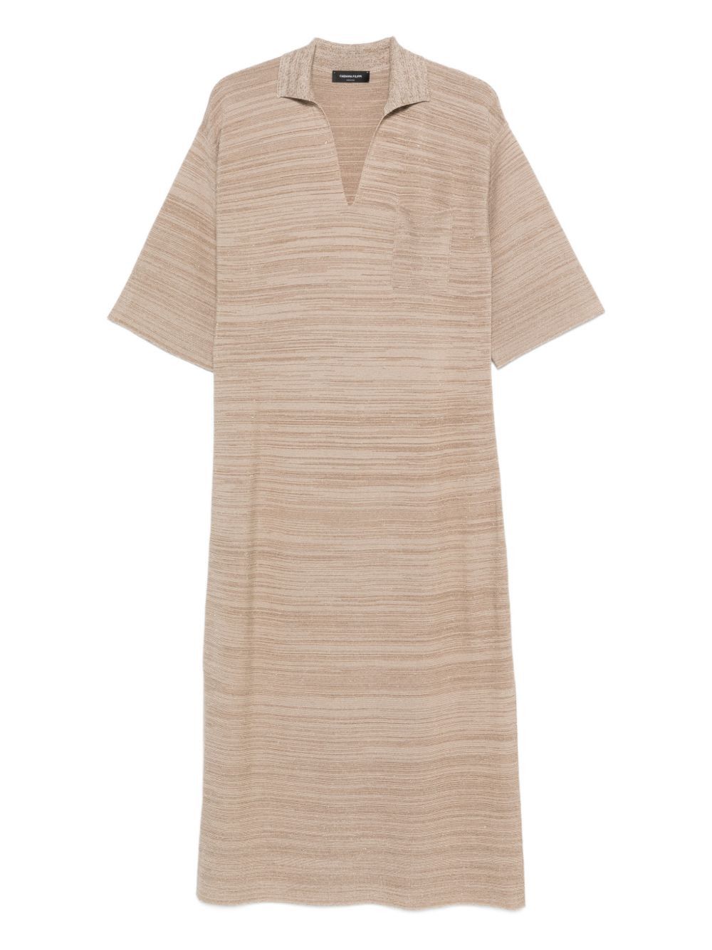 Fabiana Filippi WOOL AND COTTON SHIRTDRESS Size M / US 6-8 / IT 42-44 - 1 Thumbnail