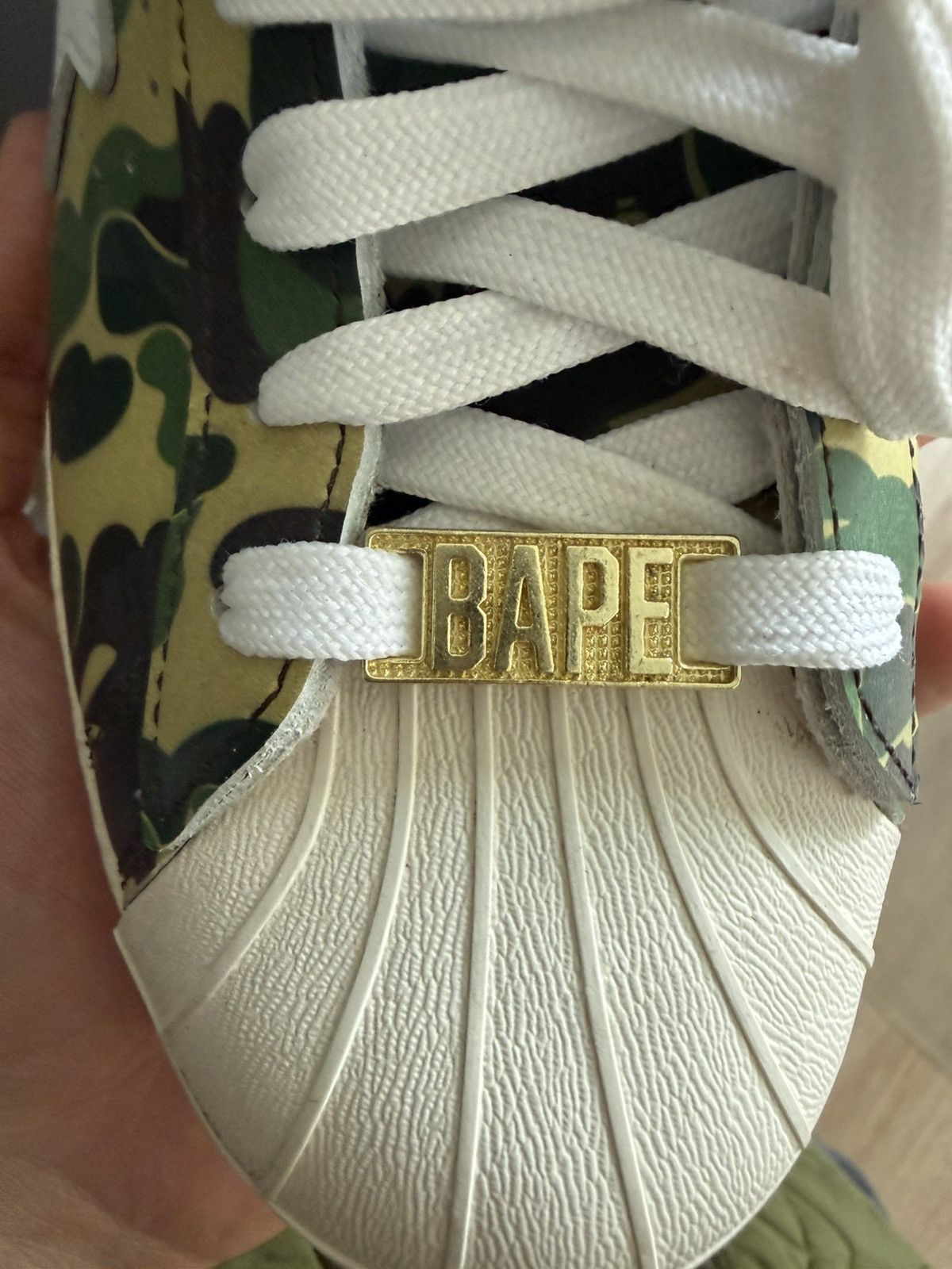 Adidas × Bape Adidas Superstars x BAPE Size US 7 / EU 40 - 5 Thumbnail