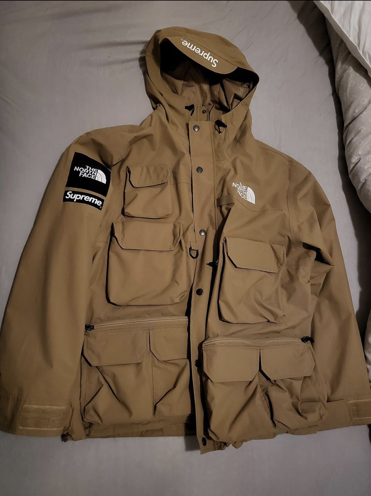 Supreme The North Face Supreme the north face cargo hacket gold L Grailed