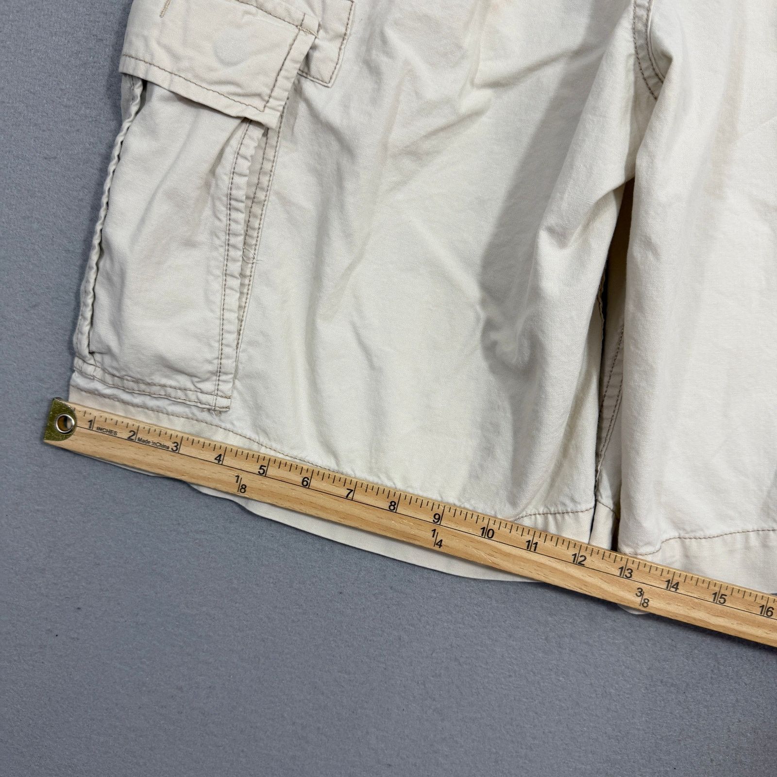 Polo Ralph Lauren Vintage Polo Jean Co Cargo Shorts Men's 34 White 11" Inseam Size US 34 / EU 50 - 11 Thumbnail