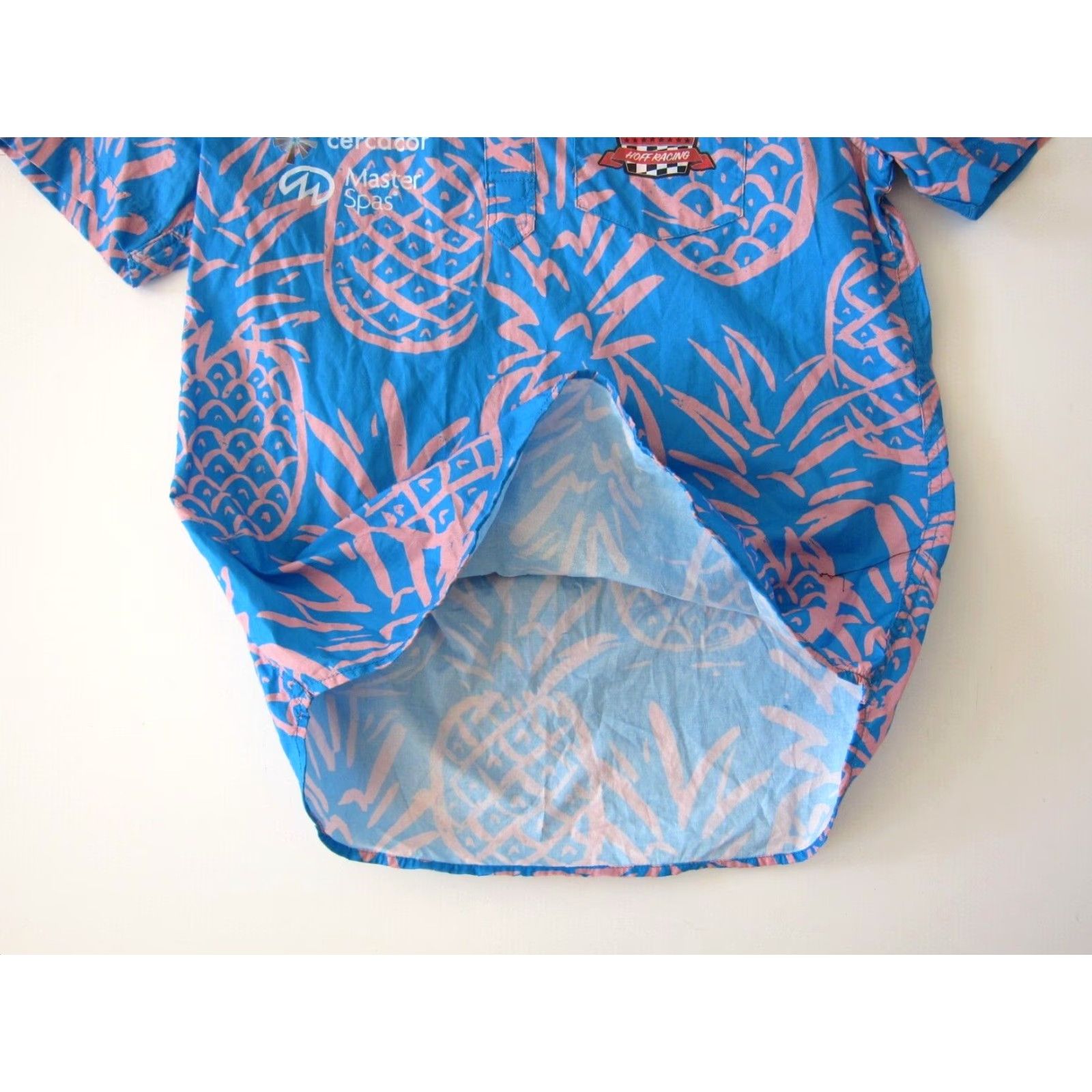 Chubbies Chubbies Shirt Collared Men Small Pineapple Hawaiian Cotton Stretch Pink Blue Modern Shirt Size US S / EU 44-46 / 1 - 6 Thumbnail