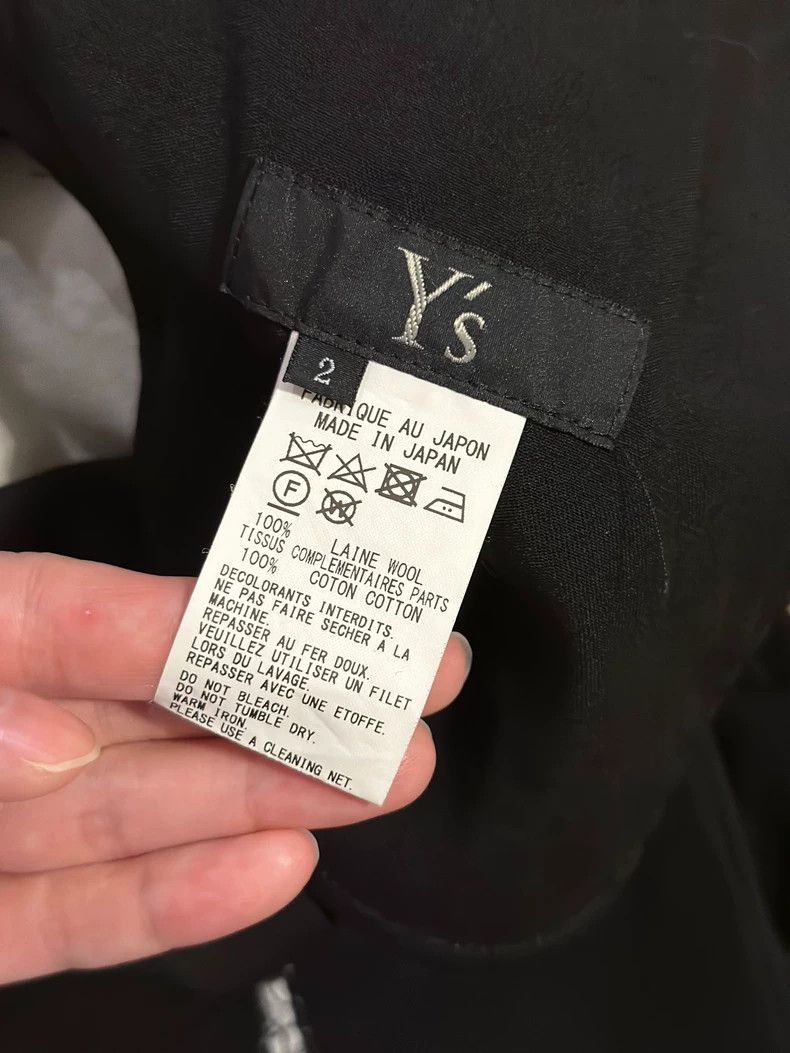 Yohji Yamamoto Yohji Yamamoto size 2 Black wool cropped pants 2506-Nextar Size 24" / US 00 / IT 34 - 4 Thumbnail