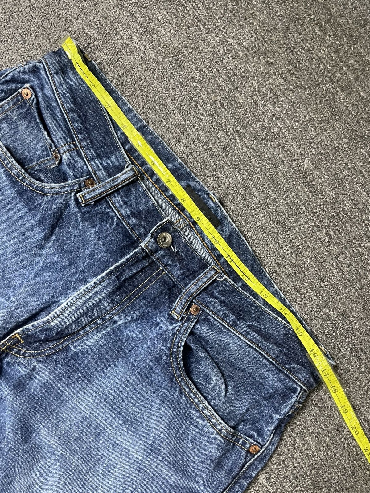 Japanese Brand × Uniqlo × Vintage UNIQLO Brand Regular Straight Cut Jeans (117) Size US 34 / EU 50 - 5 Thumbnail
