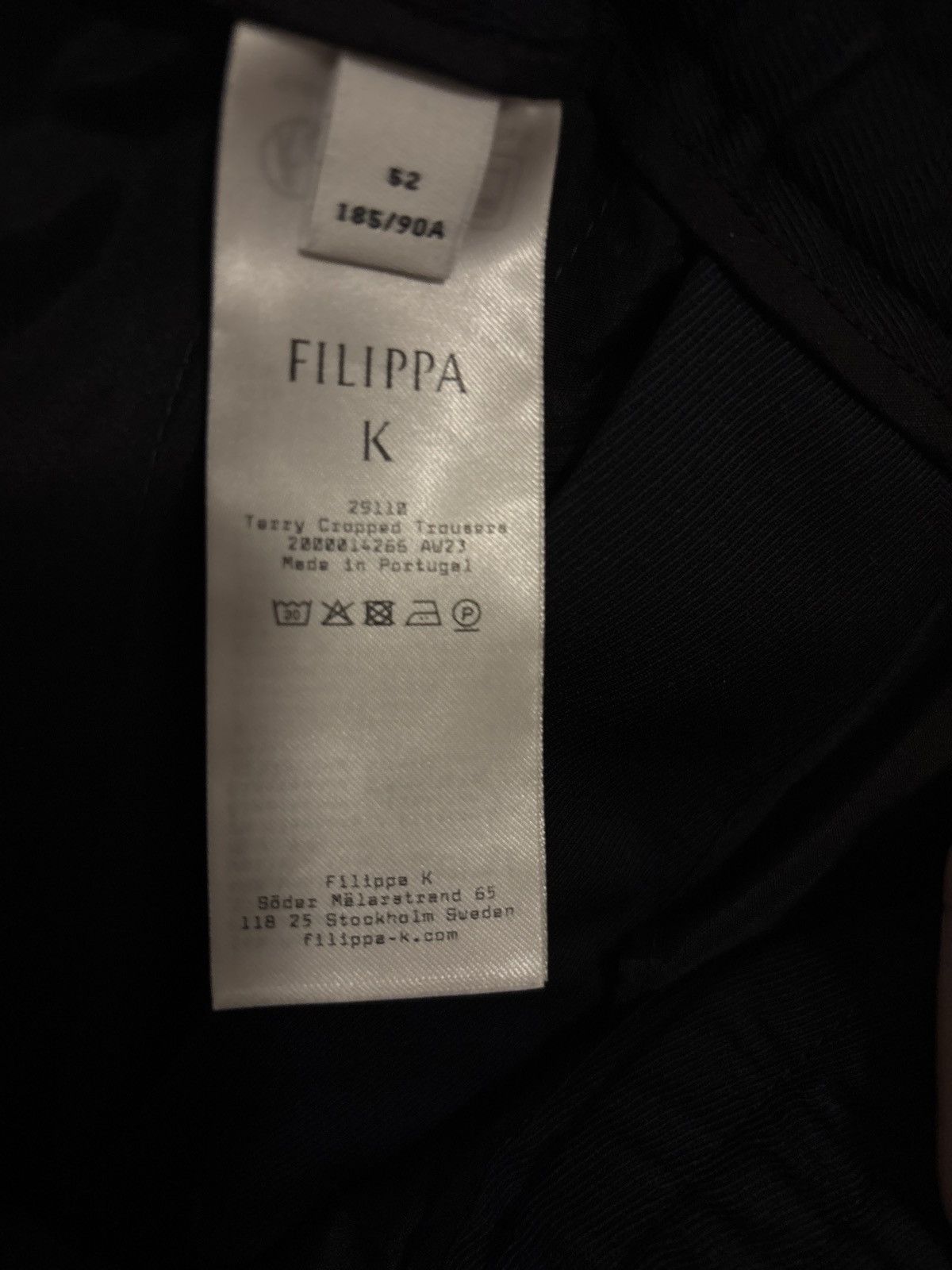 Filippa K Filippa K Terry Cropped Trouser Size 44R - 7 Thumbnail