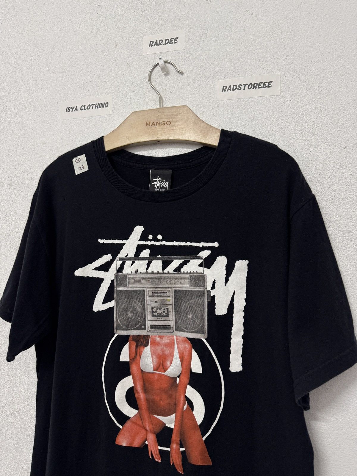 Stussy Stussy Radio Girl Tee Size US M / EU 48-50 / 2 - 2 Thumbnail