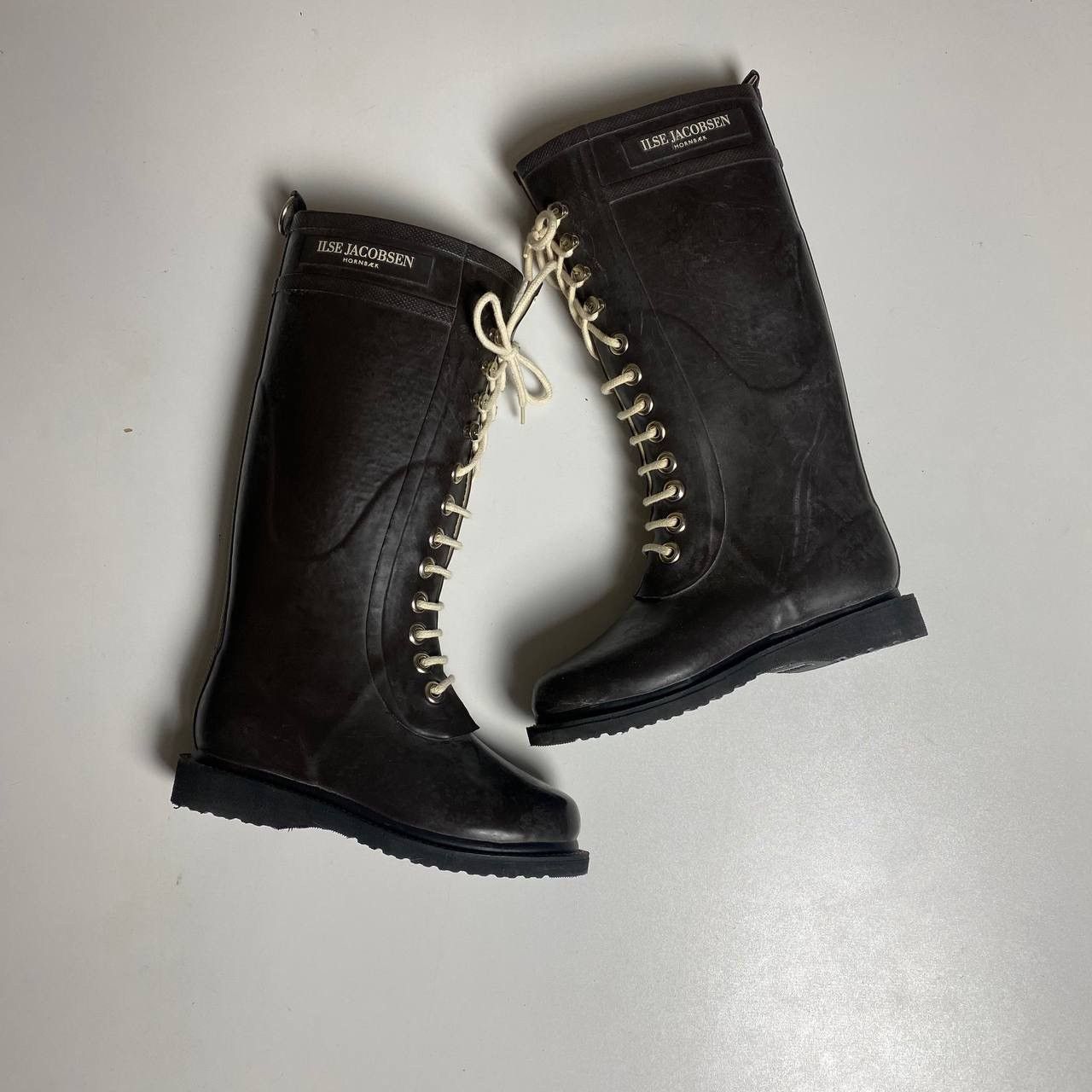 image of Ilse Jacobsen Rubber Women's Boot Size:34 in Brown