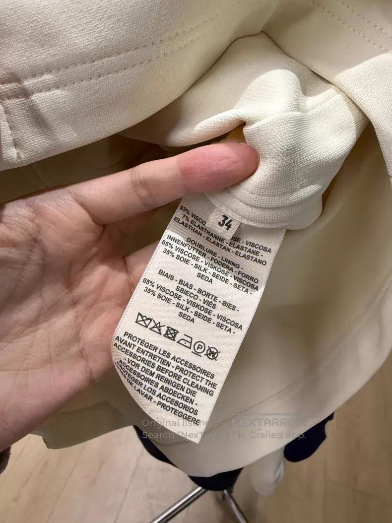 Hermes Hermes Beige Zipper Jacket Size XXS / US 00 / IT 34 - 4 Thumbnail