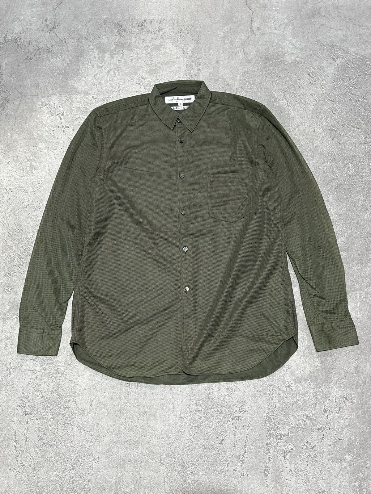 Comme des Garcons × Japanese Brand Comme des Garcons Shirt net fabric Size US S / EU 44-46 / 1 - 1 Thumbnail