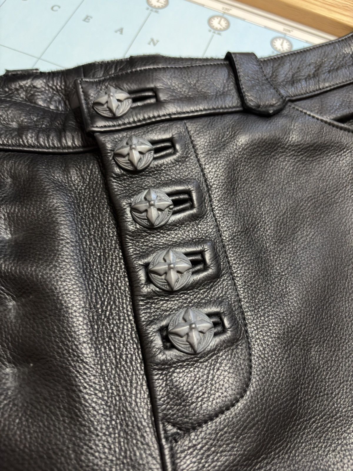 Bill Wall Leather Bill Wall Leather Boot-Cut Leather Pants Size US 32 / EU 48 - 5 Thumbnail