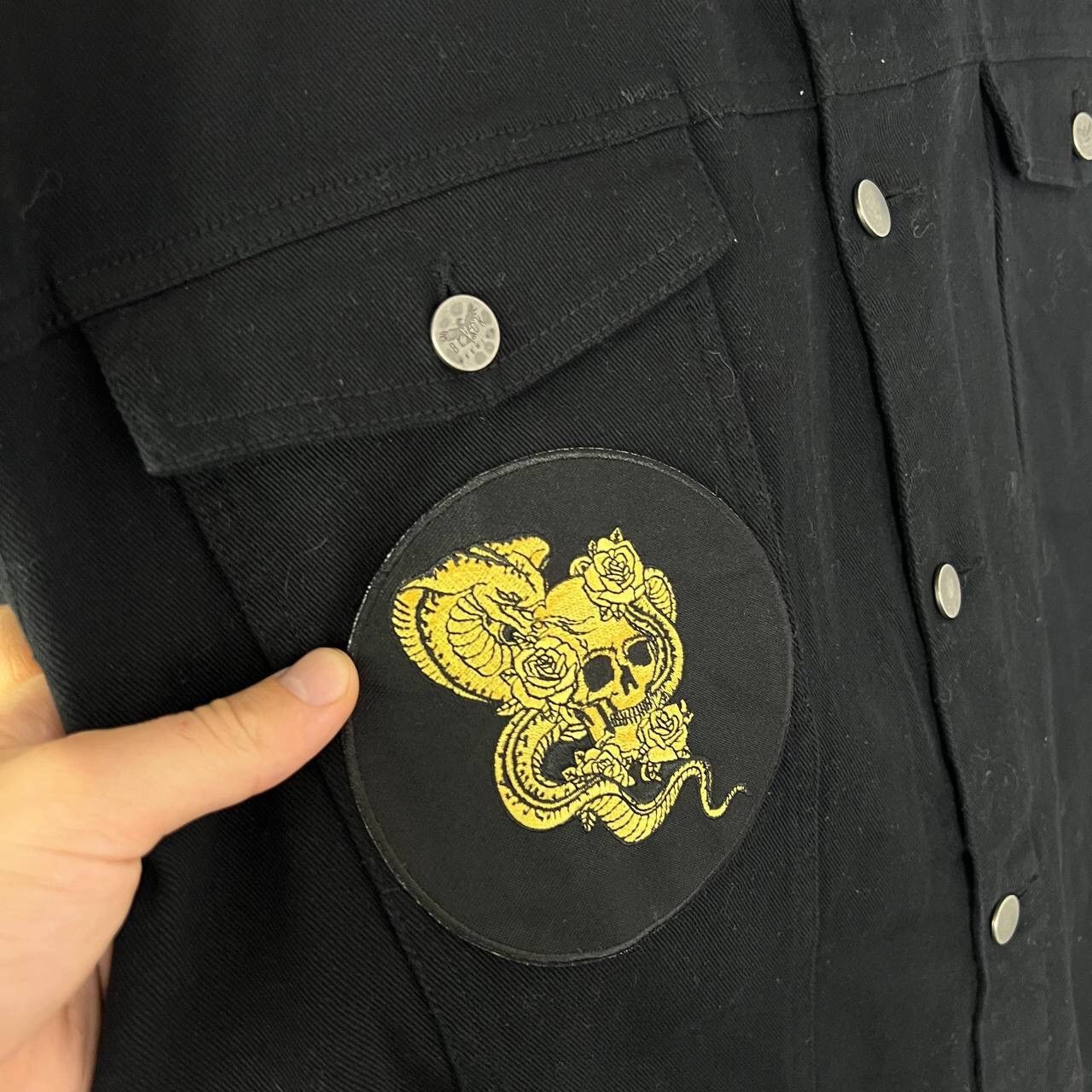 Japanese Brand Denim Vest The Yellow Bitches Japanese Distressed Jeans Size US XXL / EU 58 / 5 - 4 Thumbnail