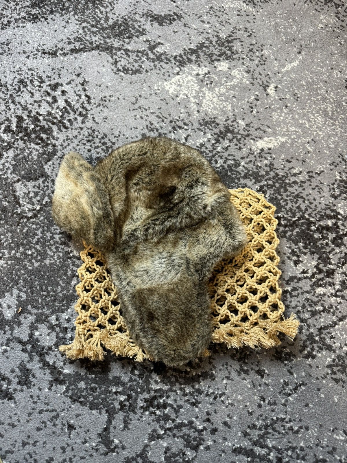 Japanese Brand × Vintage Vintage Y2K Opium Fuzzy Fur L.G.B Style Ushanka Hat Size ONE SIZE - 5 Thumbnail