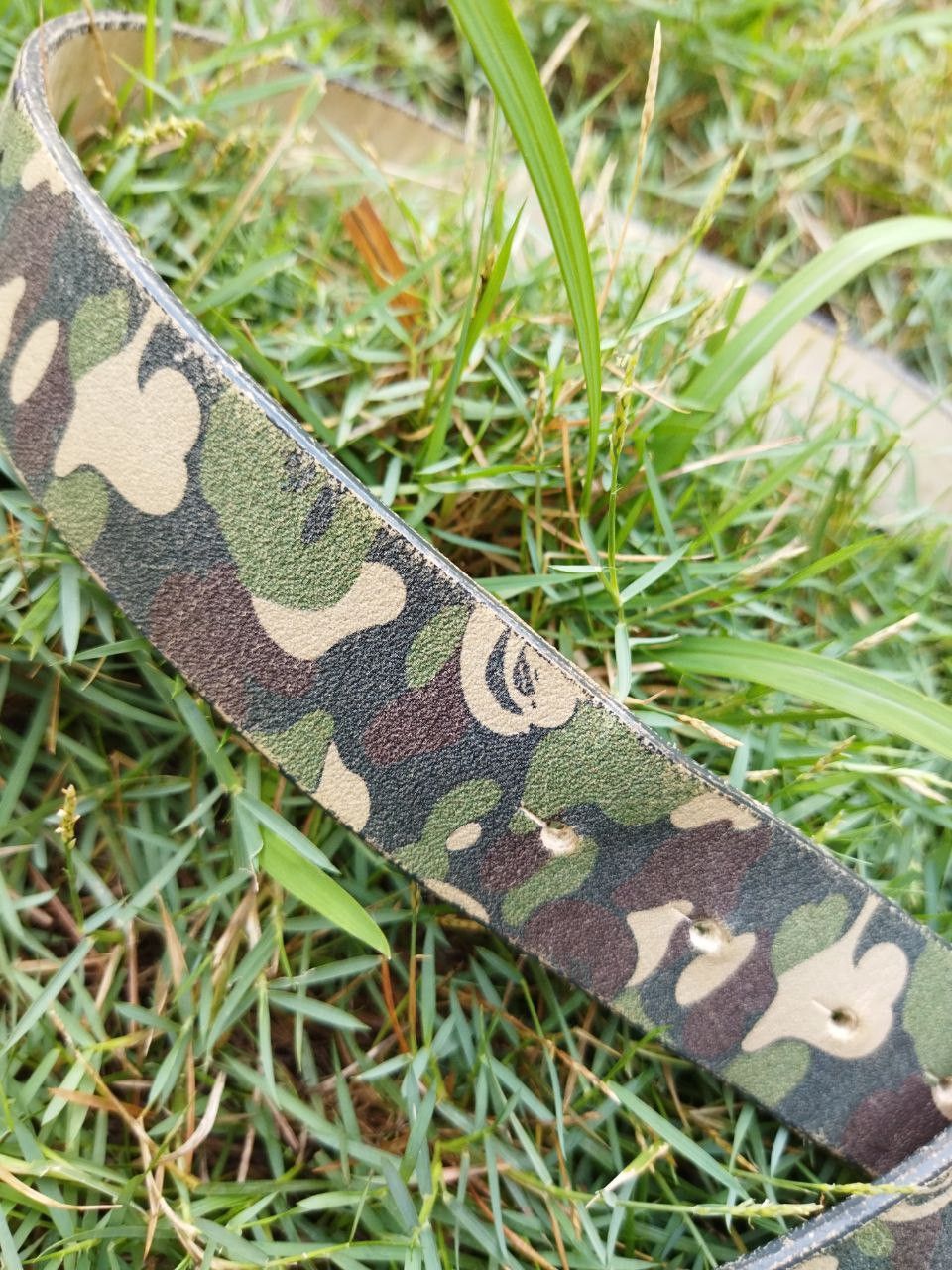 Bape APEE Camo Leather Belt Size ONE SIZE - 7 Thumbnail