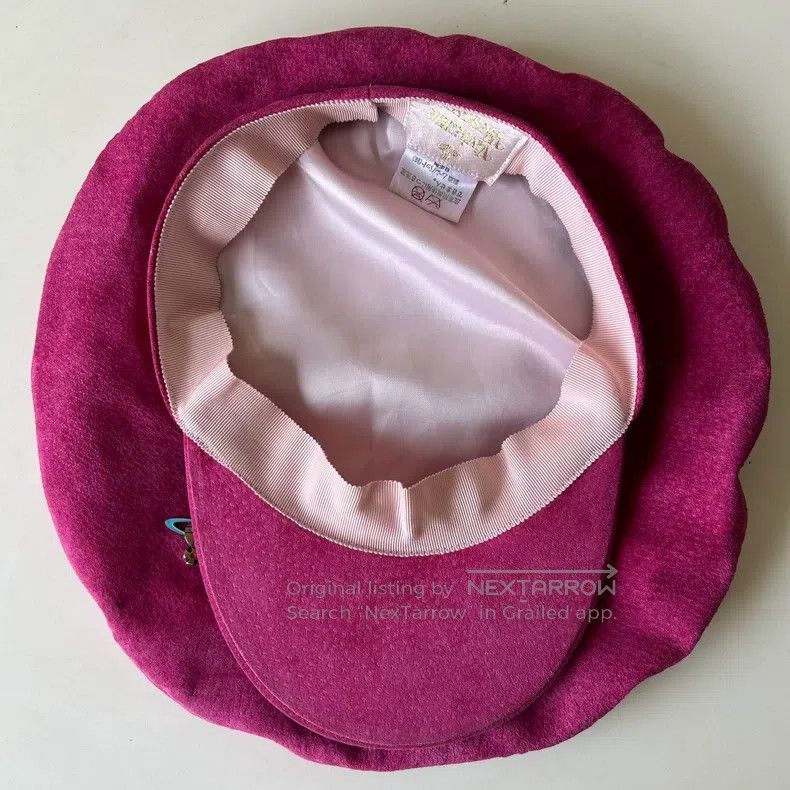 Vivienne Westwood Vivienne Westwood Pink Suede Newsboy Hat Size ONE SIZE - 8 Thumbnail