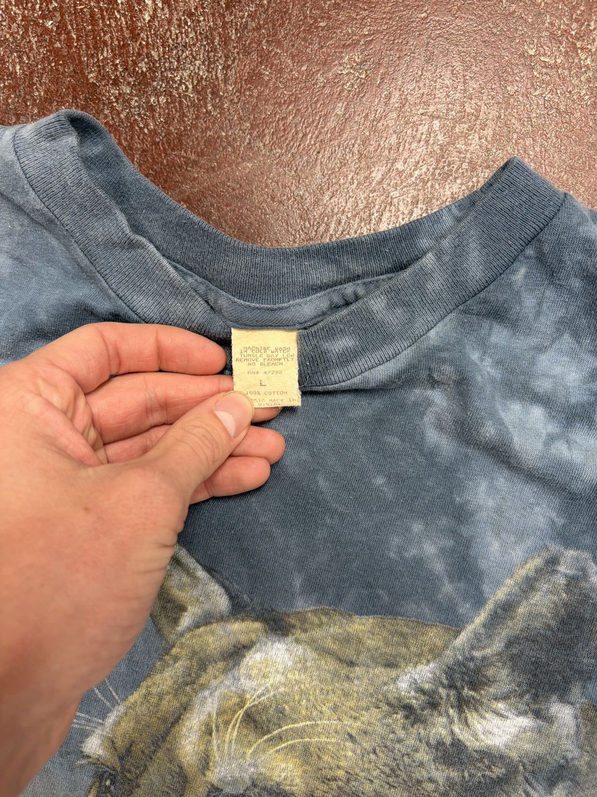 The Mountain Vintage Cat Nature AOP Tee Size US L / EU 52-54 / 3 - 3 Thumbnail