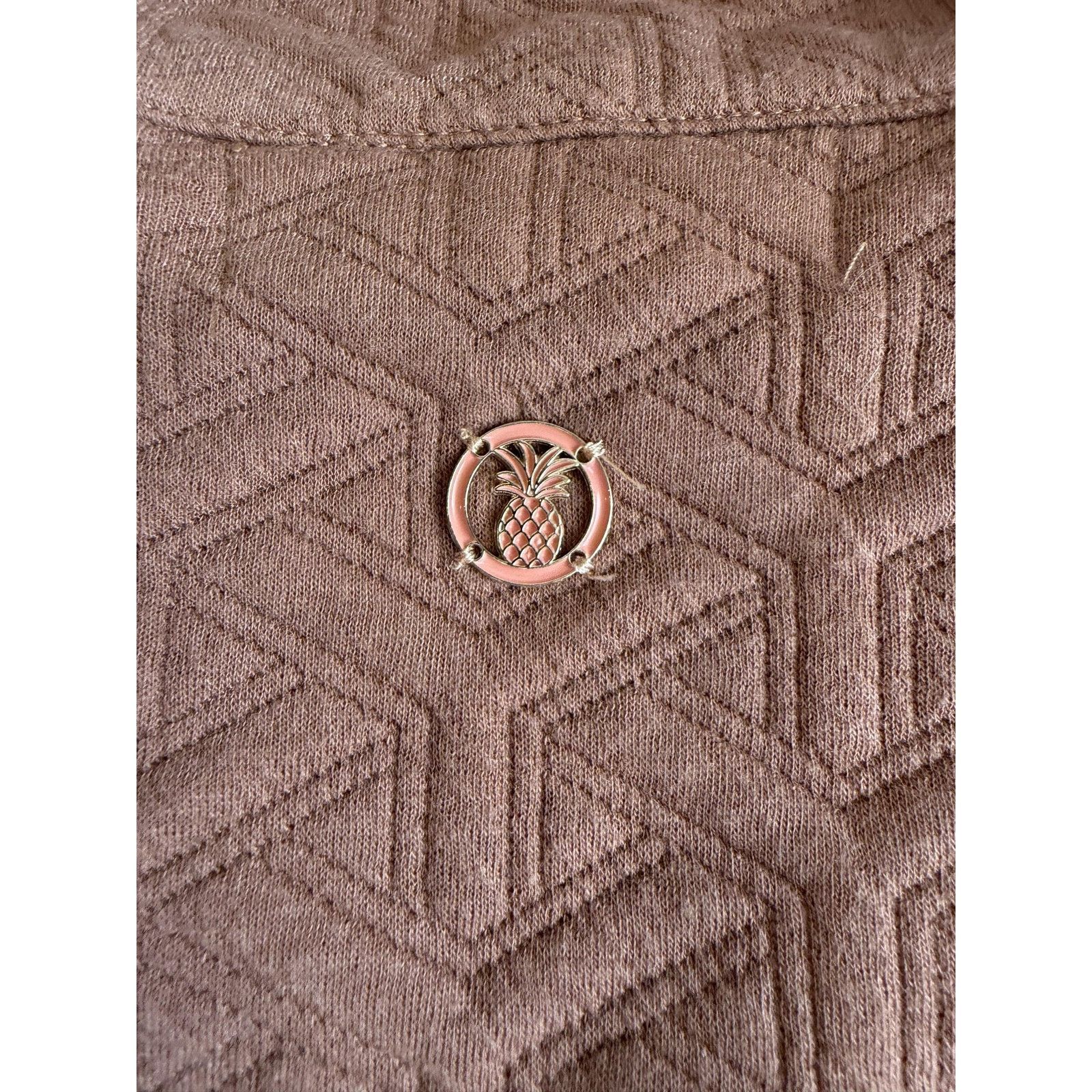 Simply Southern Pants Set Womens Small Brown Quilted Pearl