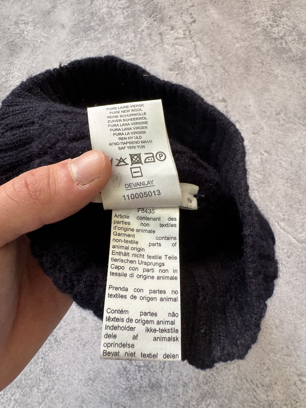 Lacoste Lacoste Logo Wool Hat Size ONE SIZE - 5 Thumbnail