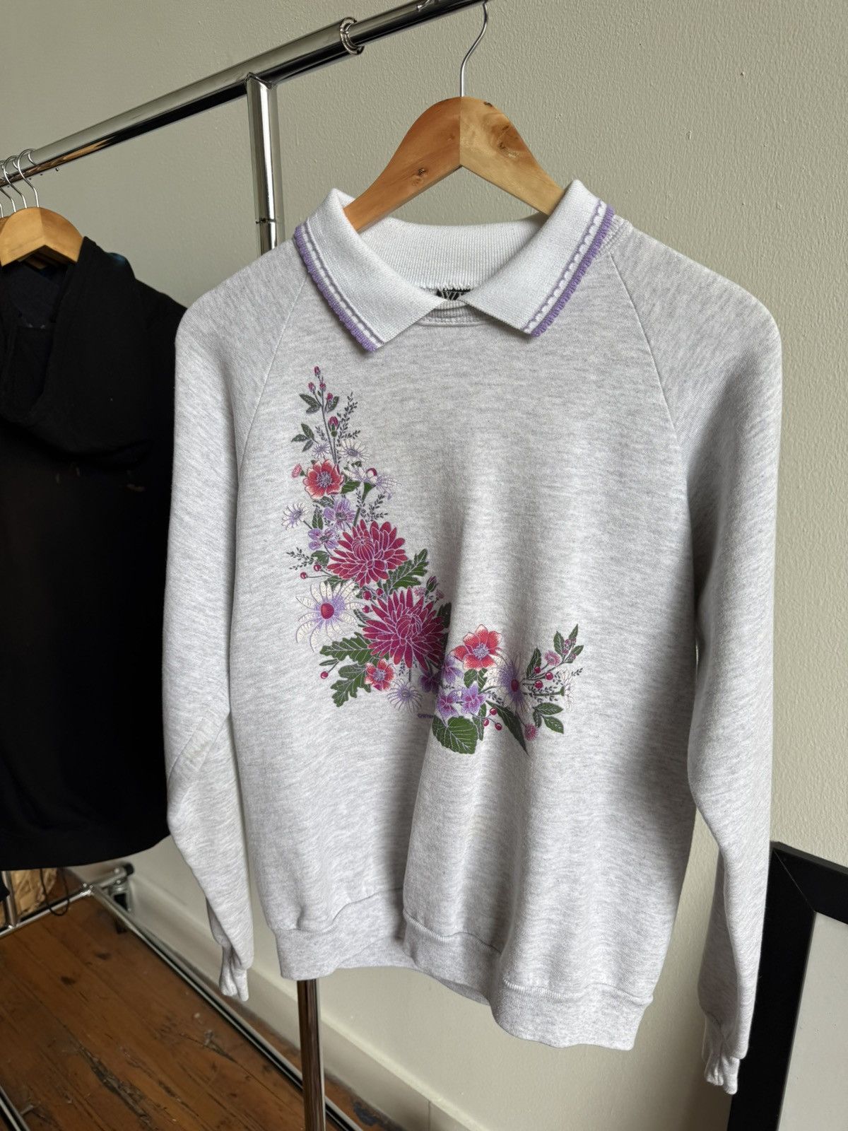 Vintage Vintage Floral Grandma Sweater Size US M / EU 48-50 / 2 - 1 Thumbnail