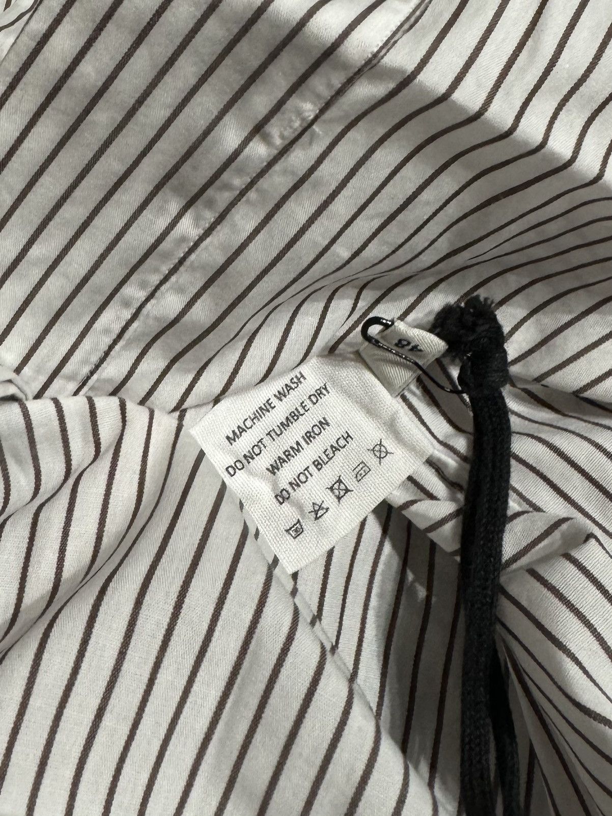 Lemaire MANDARIN COLLAR DRESS SHIRT COTTON BUTTON UP Size US M / EU 48-50 / 2 - 4 Thumbnail