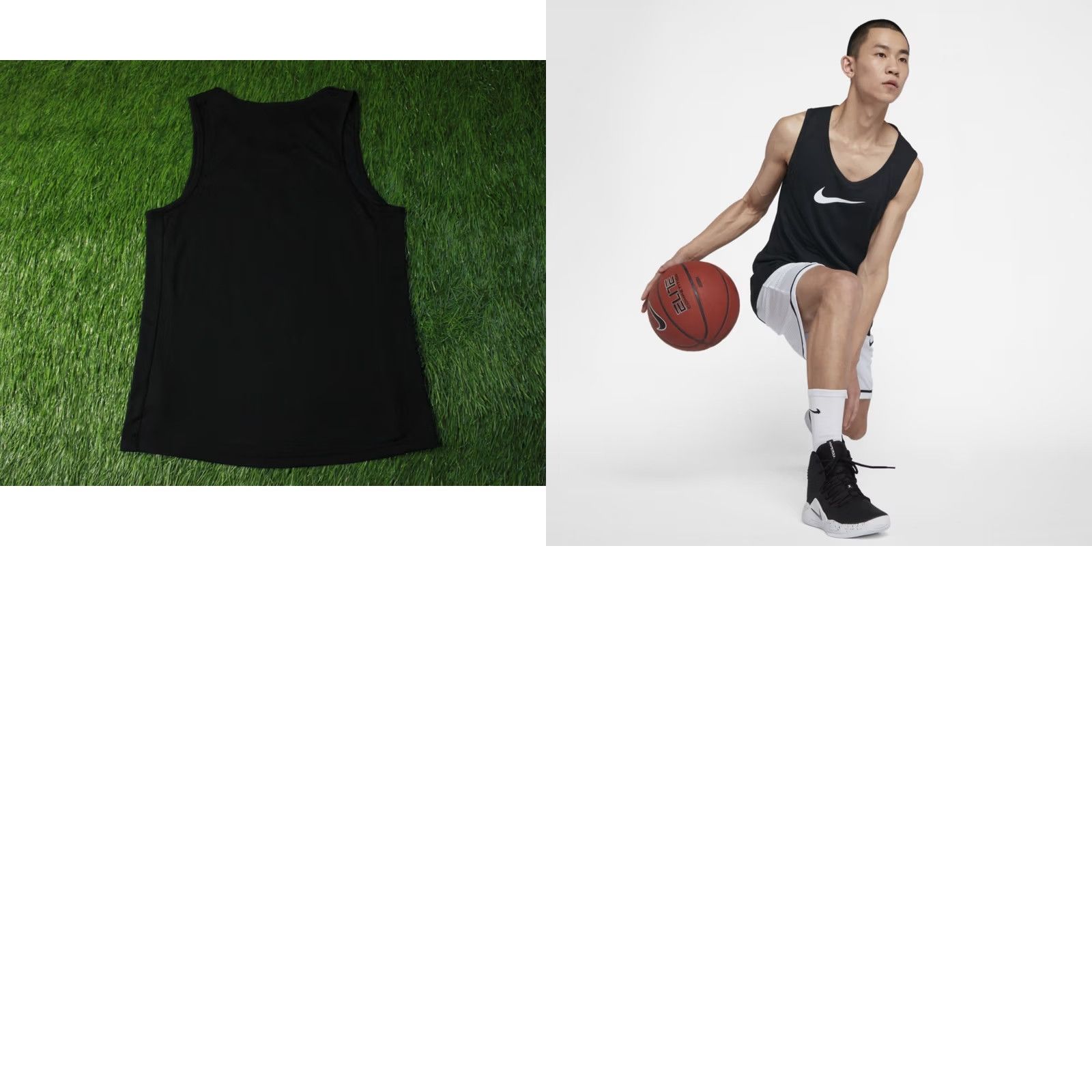 Nike NIKE DRI-FIT 2018 ORIGINAL MEN BASKETBALL VEST SHIRT SIZE L LARGE BLACK Shirt Mens Nike Basketball VEST XS? Size US L / EU 52-54 / 3 - 8 Thumbnail