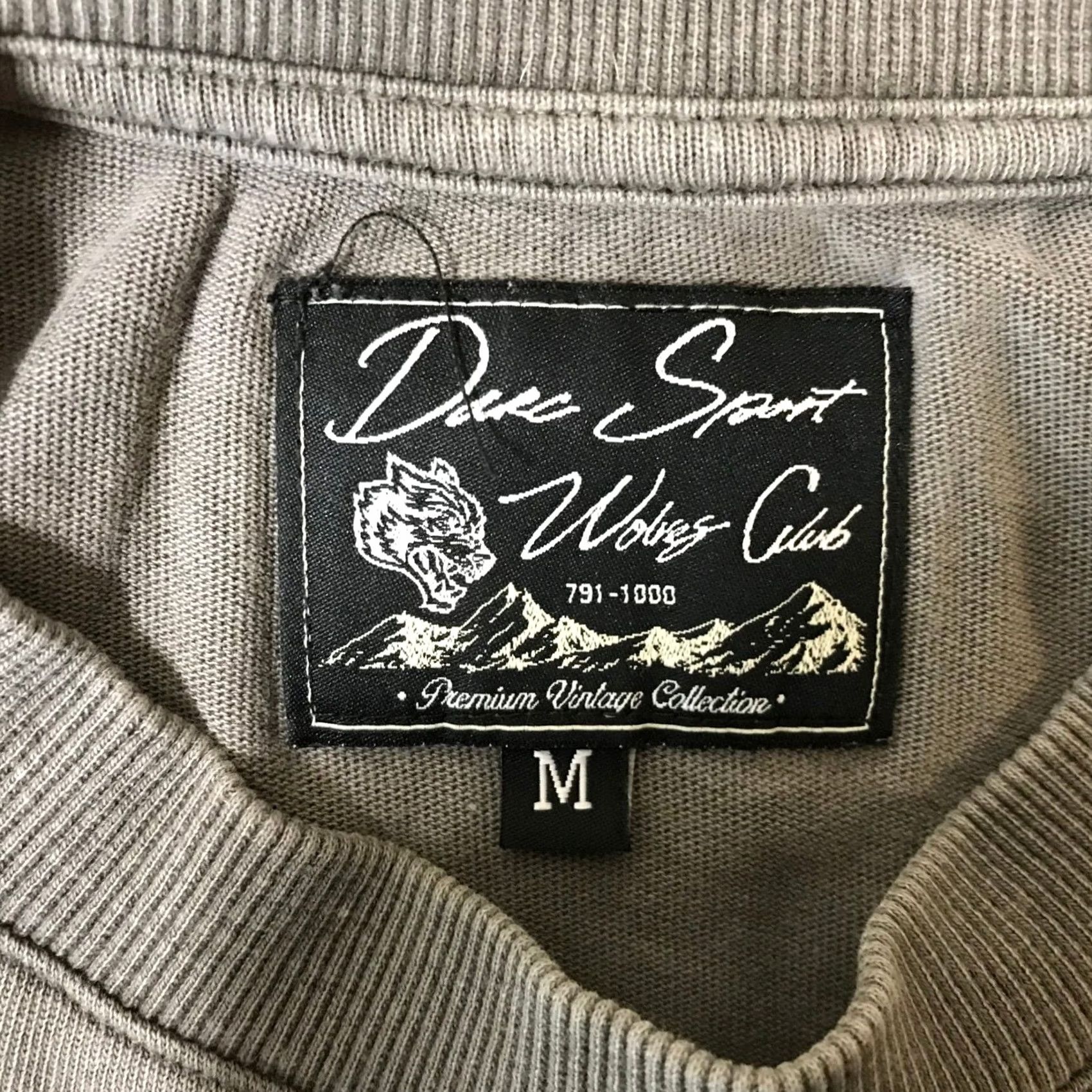 Darc Sport Darc Sport Wolves Club Premium Graphic Tee Mens M Charcoal Grey Size US M / EU 48-50 / 2 - 7 Thumbnail