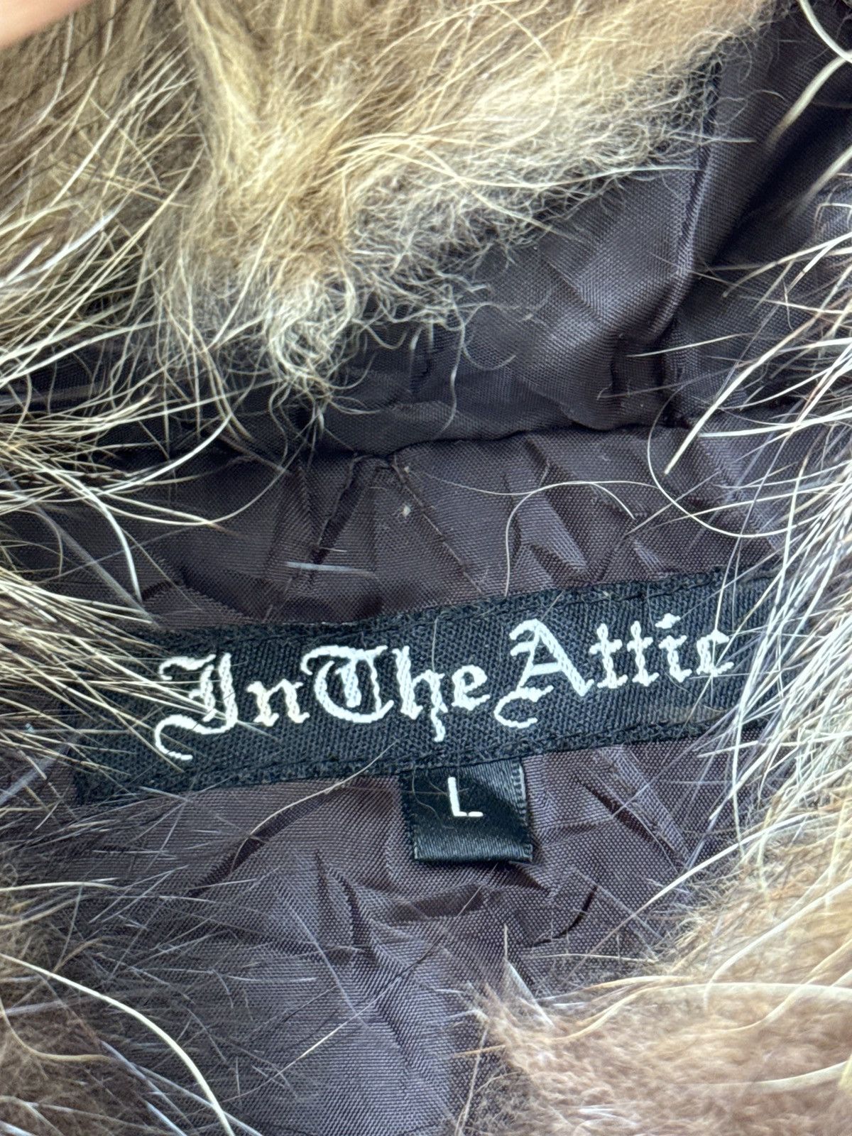 In The Attic × Japanese Brand × Vintage In The Attic Punk Poem Riot Fur LGB Inner Jacket Size US M / EU 48-50 / 2 - 7 Thumbnail