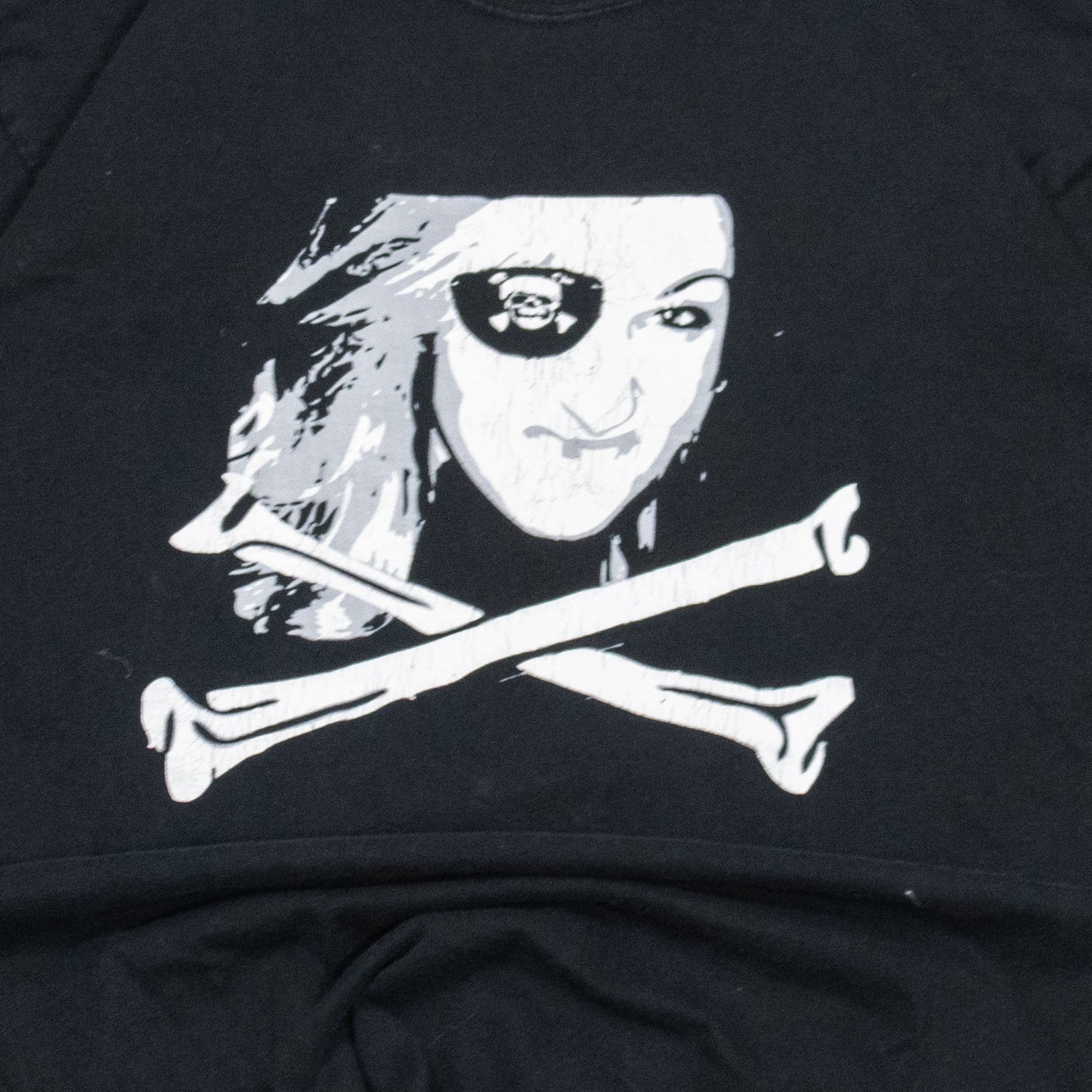Gildan Y2K 00's Gildan Pirate Collage Black T-Shirt Size US M / EU 48-50 / 2 - 3 Thumbnail