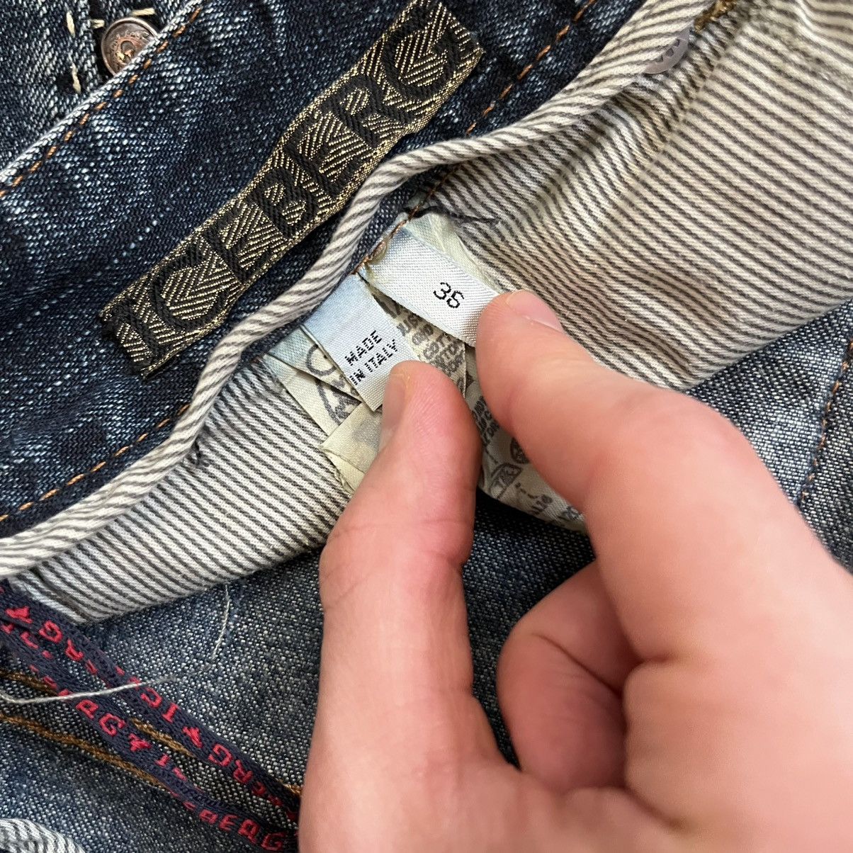 Iceberg × Vintage Vintage Iceberg made in Italy jeans Size US 36 / EU 52 - 13 Thumbnail