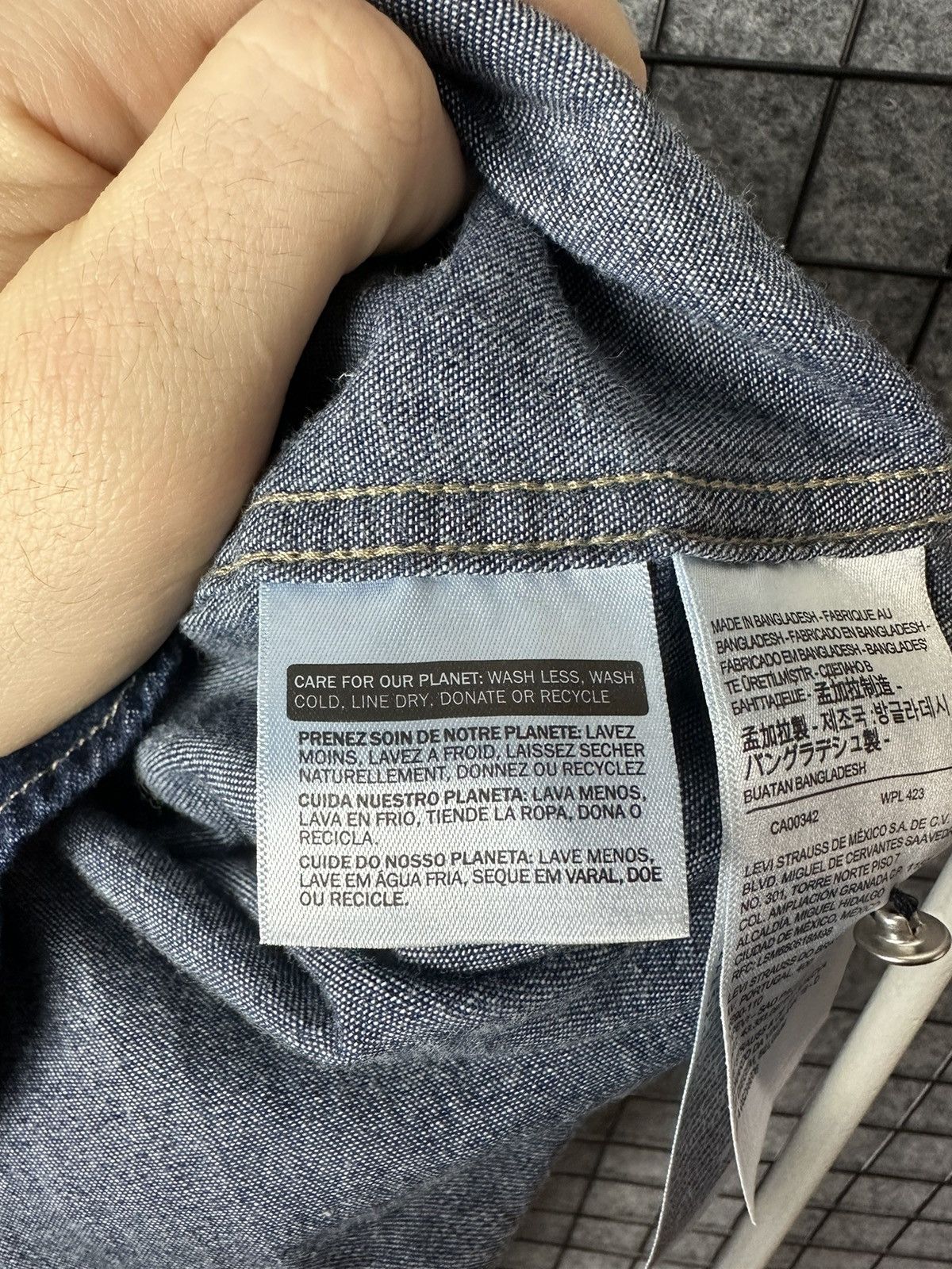 Levi's Levis Streetwear Casual Snap Button Denim Shirt Size L Size L / US 10 / IT 46 - 9 Thumbnail