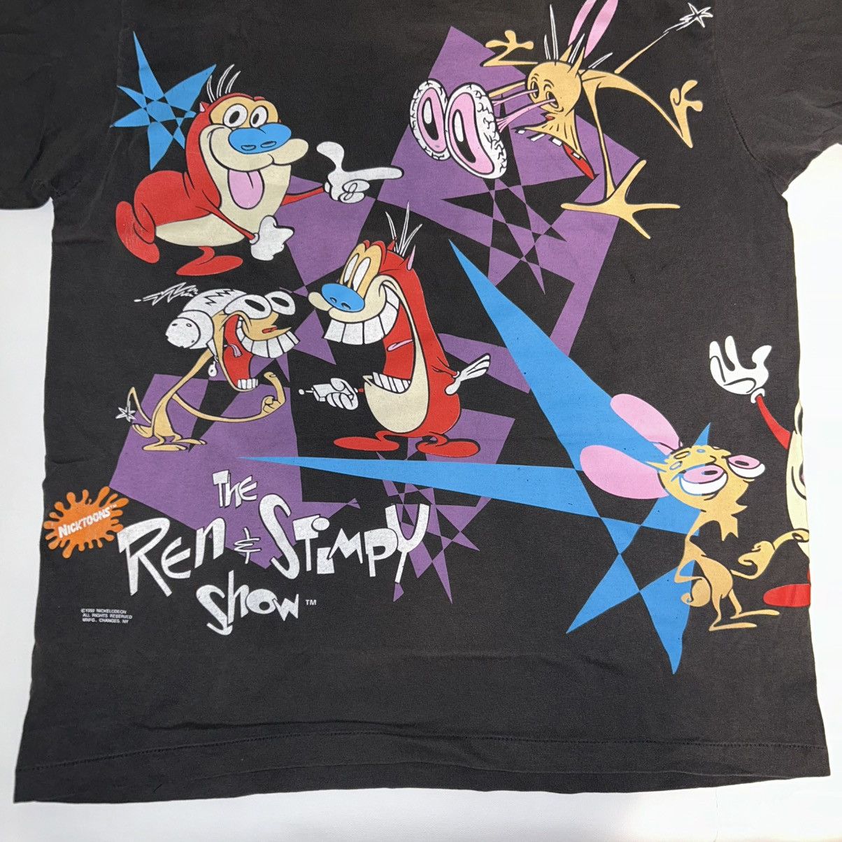 Changes Ren and Stimpy Wrap Around T-Shirt 1992 Nickelodeon Changes Size US L / EU 52-54 / 3 - 5 Thumbnail