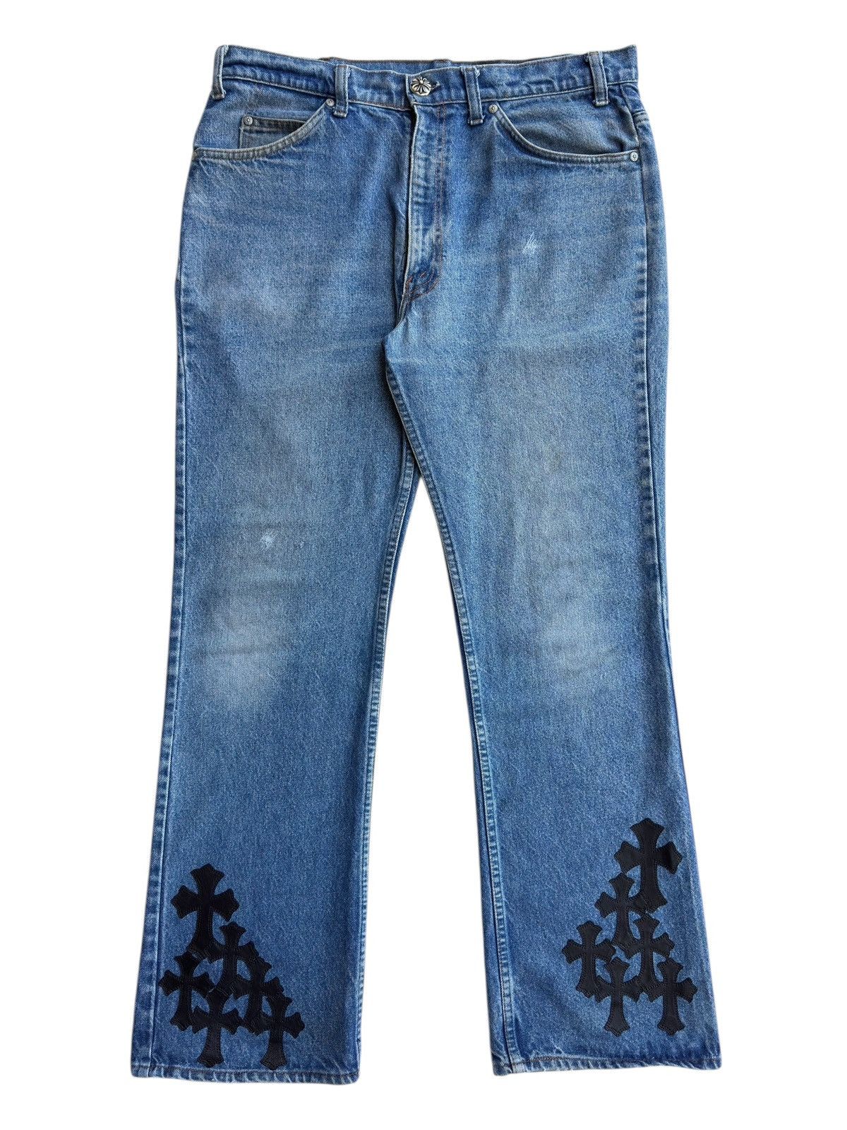 Chrome Hearts Chrome Hearts Flooded Patched 517 Levi’s Denim Jeans Size US 36 / EU 52 - 1 Thumbnail