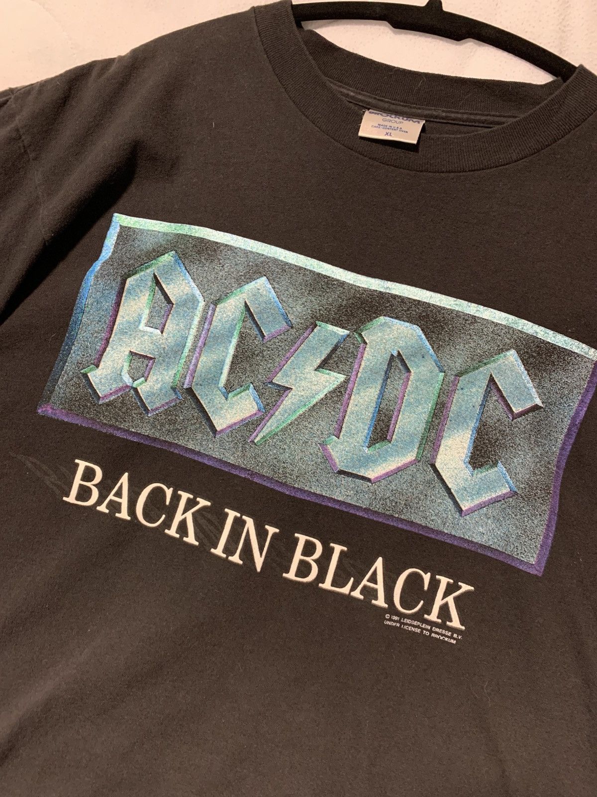 AC/DC × Vintage AC/DC Vintage World Tour 1990-91 shirt XL Size US XL / EU 56 / 4 - 2 Thumbnail