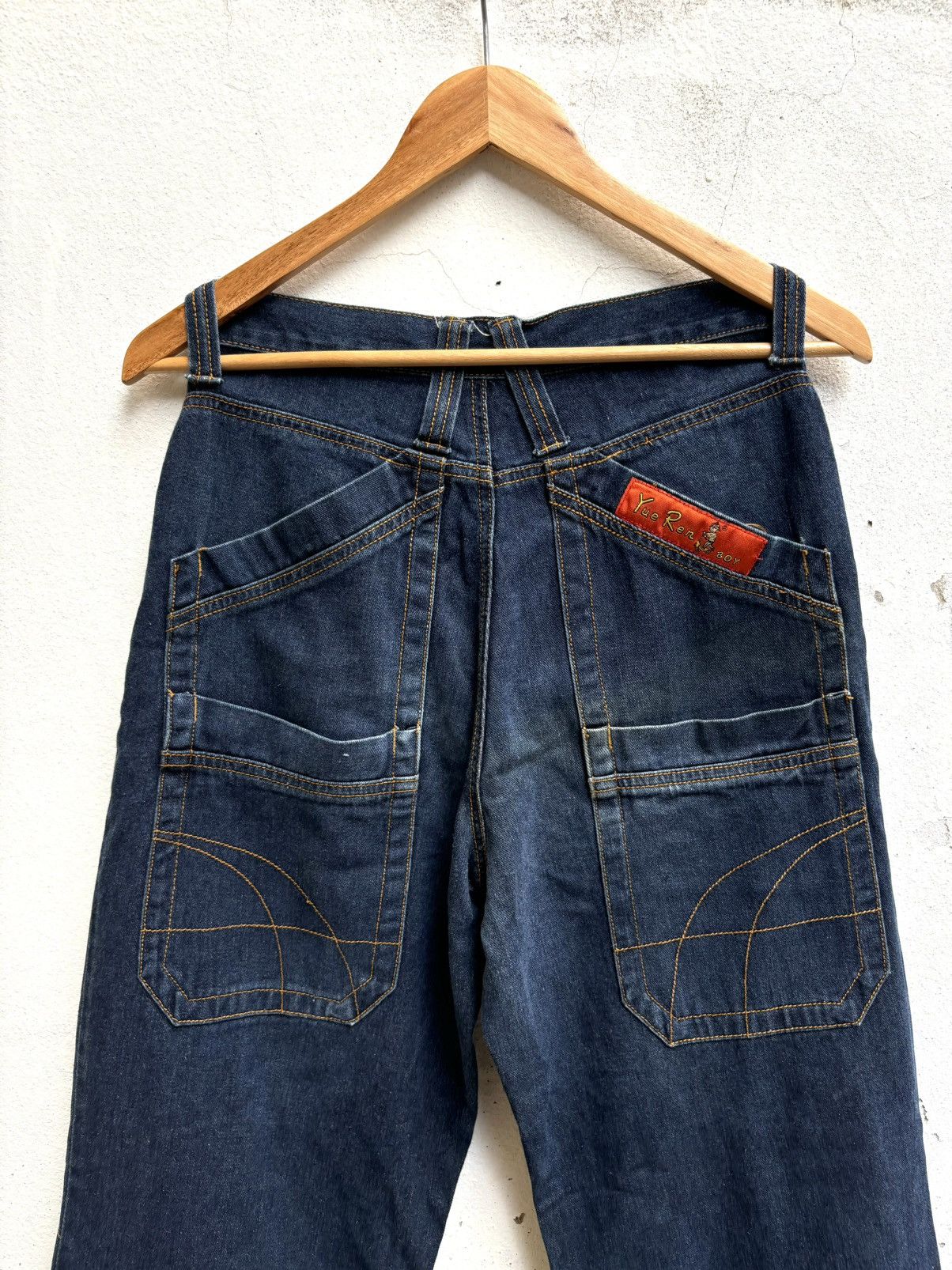 Japanese Brand Vintage Yue REN BOY Jeans (JNCO Style) Skateboard Size US 26 / EU 42 - 6 Thumbnail