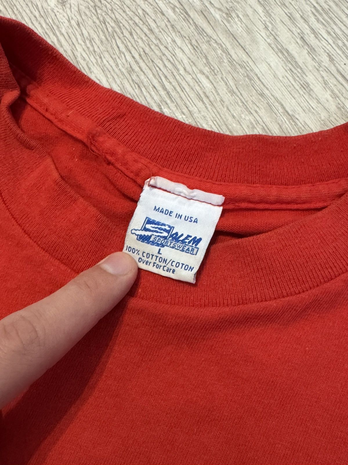NFL 🔷Vintage NFL (Salem) San Francisco 49ers T-shirt 1991🔷 Size US L / EU 52-54 / 3 - 5 Thumbnail
