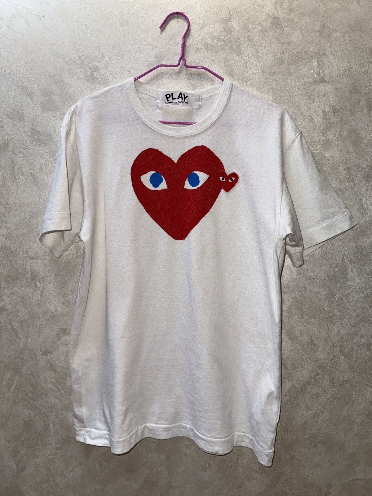 Comme des Garcons × Vintage Comme des garcons PLAY CDG t shirt vintage Size US L / EU 52-54 / 3 - 1 Thumbnail