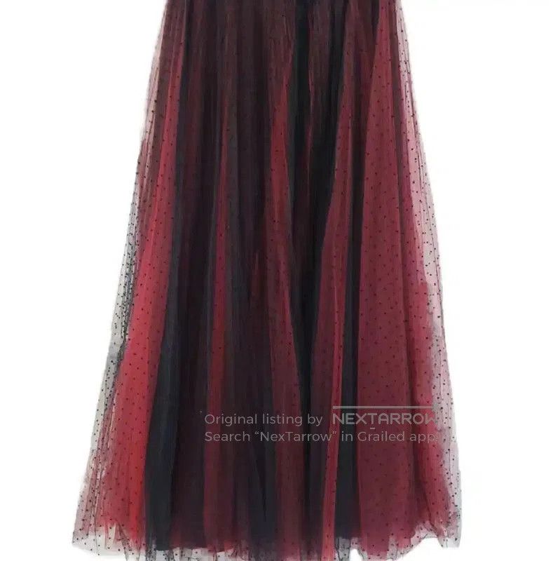 Dior Dior Black Polka Dot Midi Skirt for Women . Size 23" - 1 Thumbnail