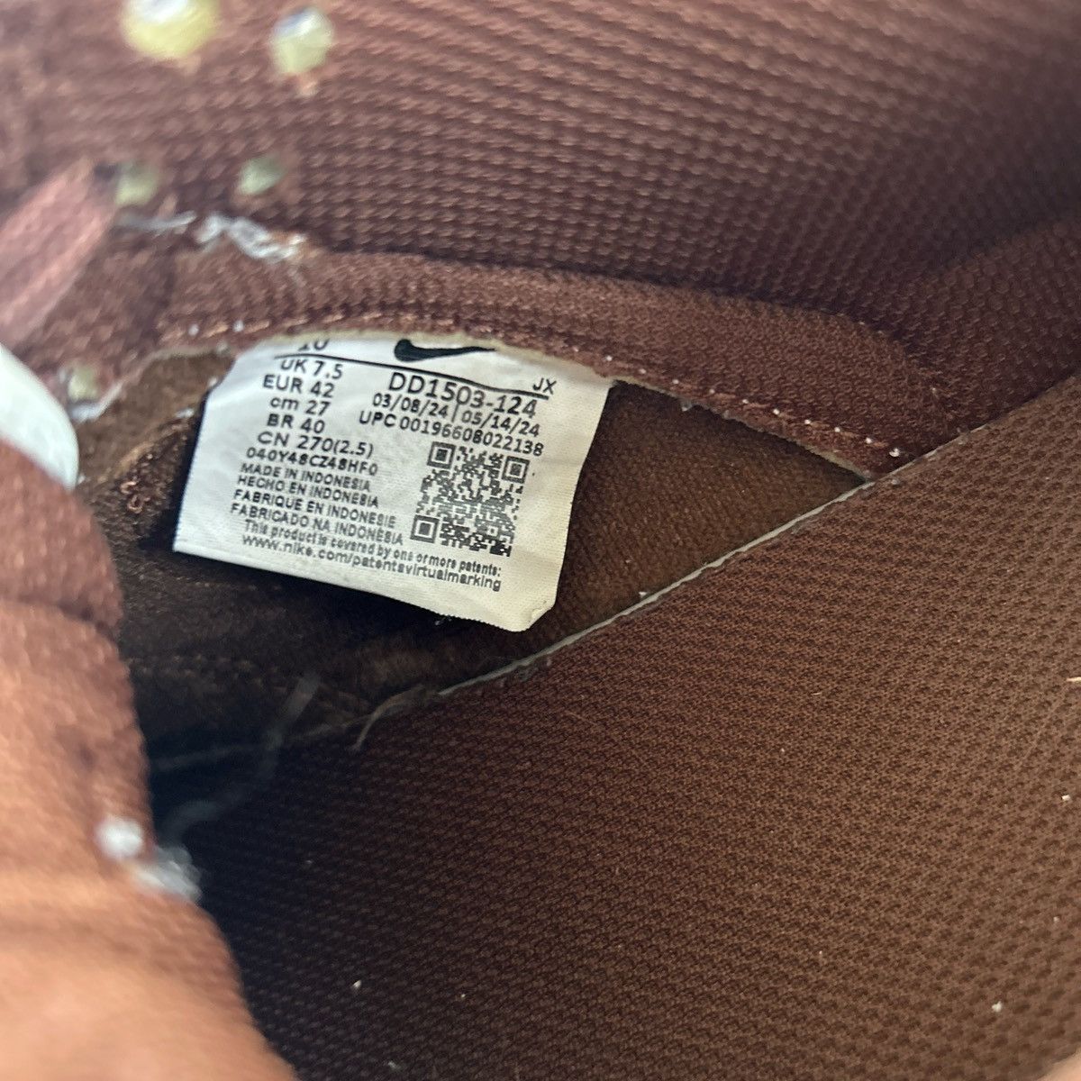 Nike Brown Nike Dunks Size US 9.5 / EU 42-43 - 6 Thumbnail