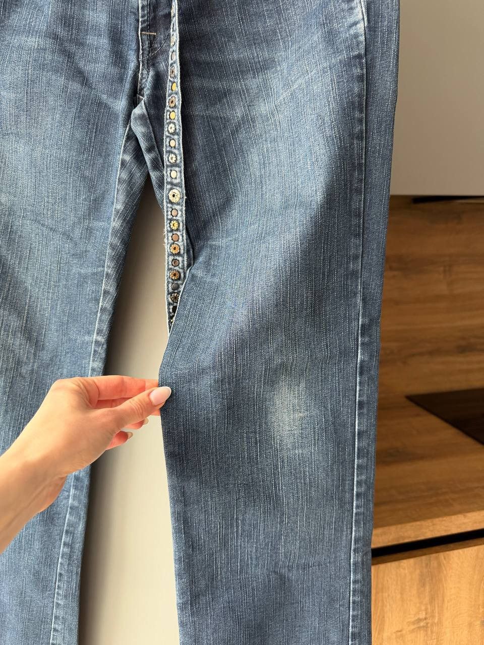 Marithe + Francois Girbaud SICK💥 Marithe Francois Girbaud Distressed Flare Jeans Size 30" / US 8 / IT 44 - 3 Thumbnail