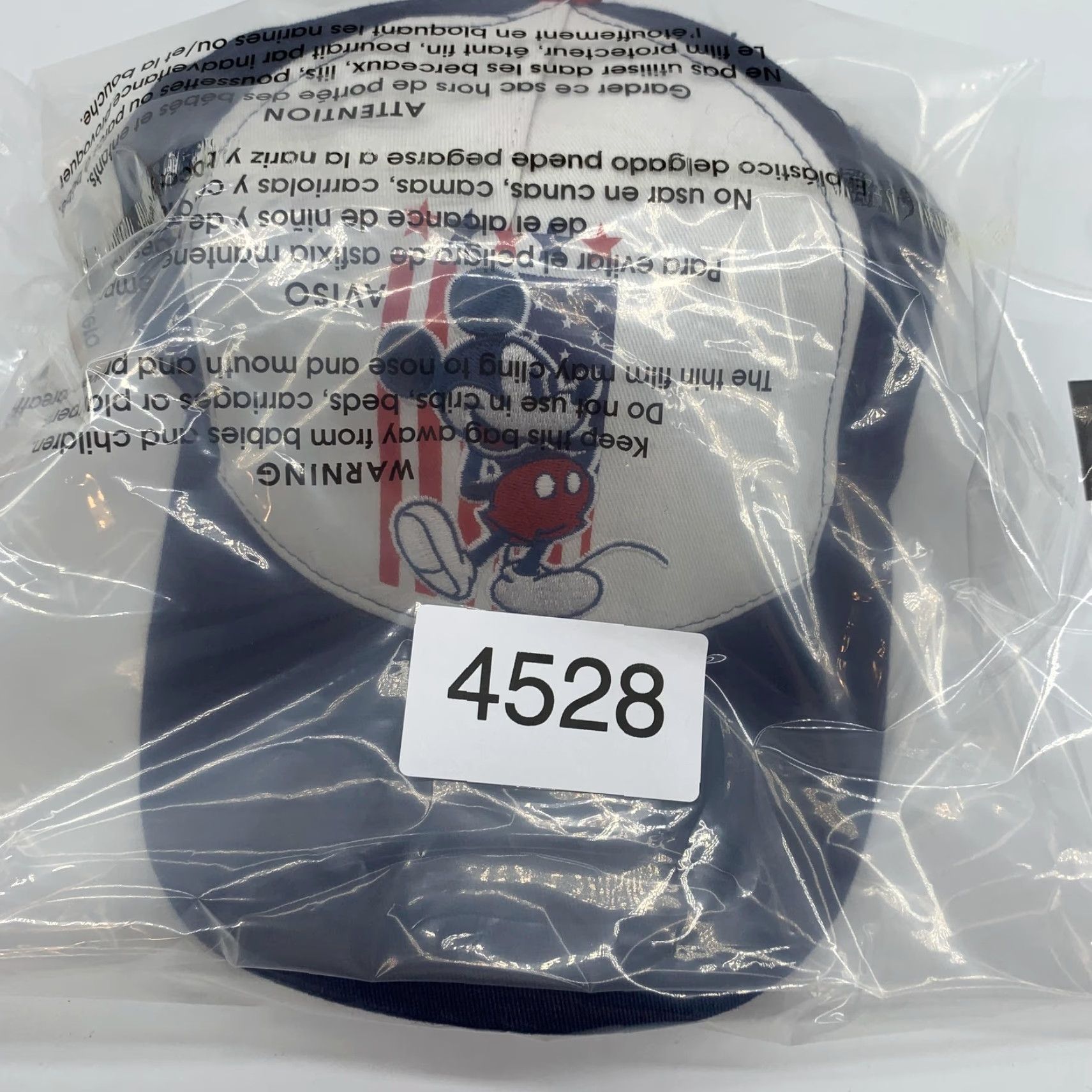 Disney Disney Mickey Mouse Hat Cap Strap Back Mens Blue Baseball USA One Size Size ONE SIZE - 7 Thumbnail