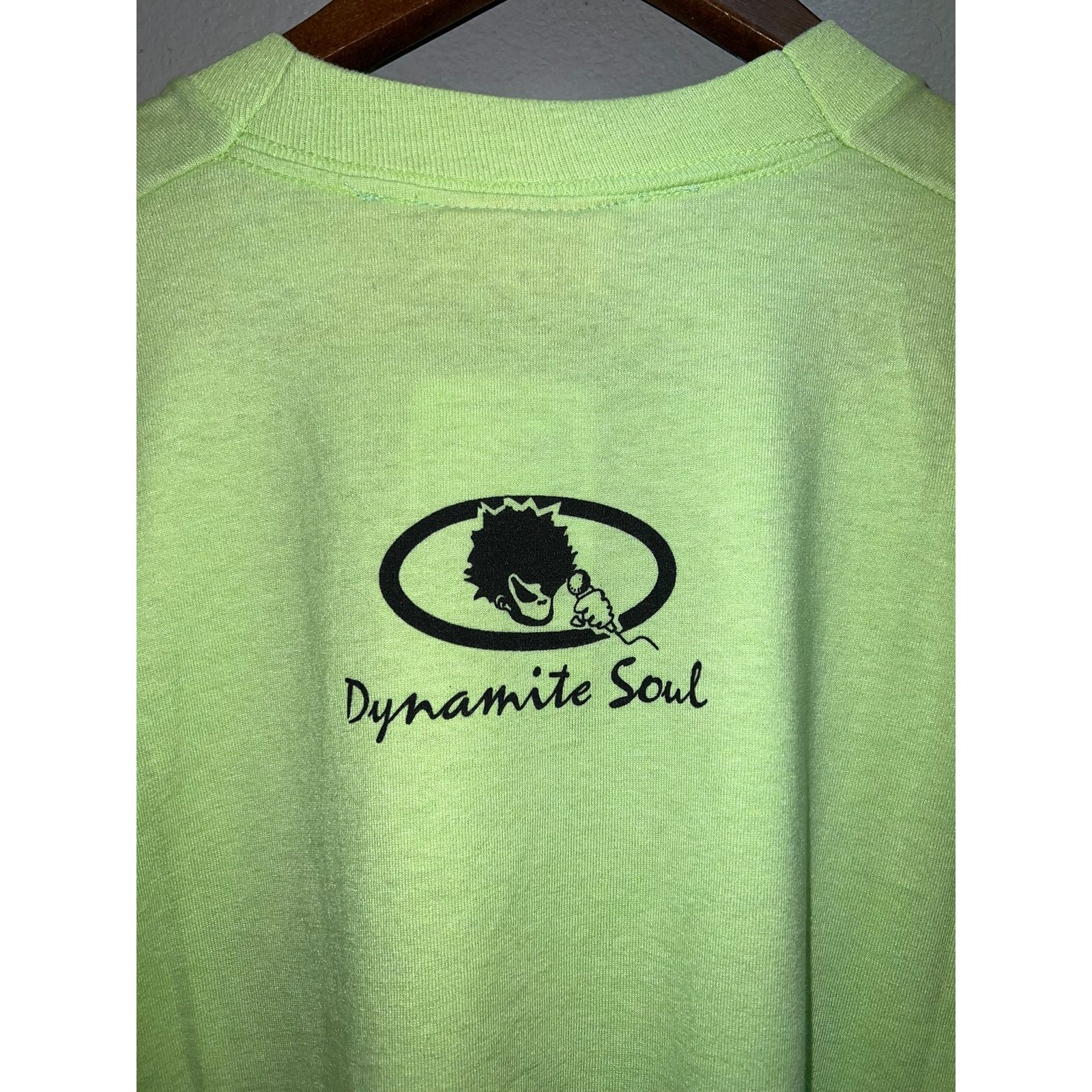 Vintage Vintage Dynamite Soul Shirt Hip hop Gear Green Rap Tee 90s 2 Size US XXL / EU 58 / 5 - 8 Thumbnail