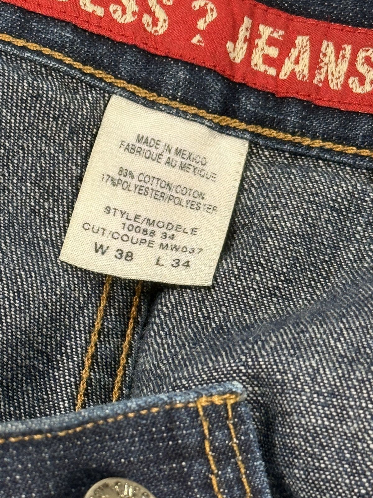 Guess Vintage 90s Guess Mens BootCut Darkwash Size US 38 / EU 54 - 7 Thumbnail