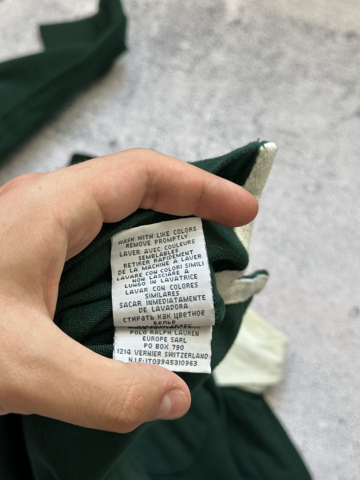 Polo Ralph Lauren Vintage Polo Ralph Lauren Long Sleeve Rugby L Size Green Size US L / EU 52-54 / 3 - 11 Thumbnail