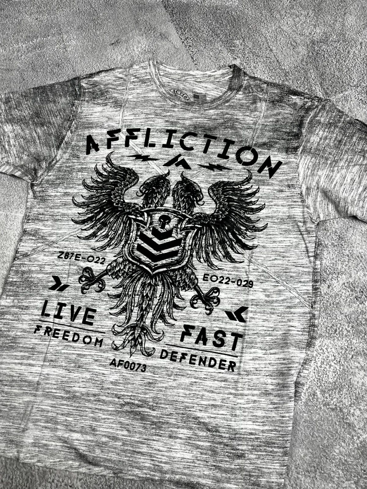 Vintage Affliction T Shirt Mens Large Graphic Skull Biker Eagle Size US L / EU 52-54 / 3 - 2 Thumbnail