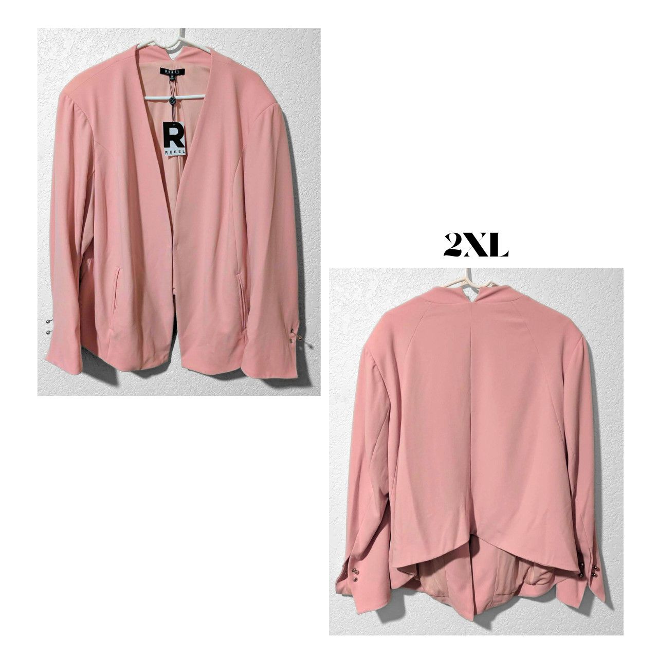 Other Rebel Wilson x Angels Punk Pink Blazer w/ Barbell Accents Size XXL / US 16-18 / IT 52-54 - 1 Thumbnail