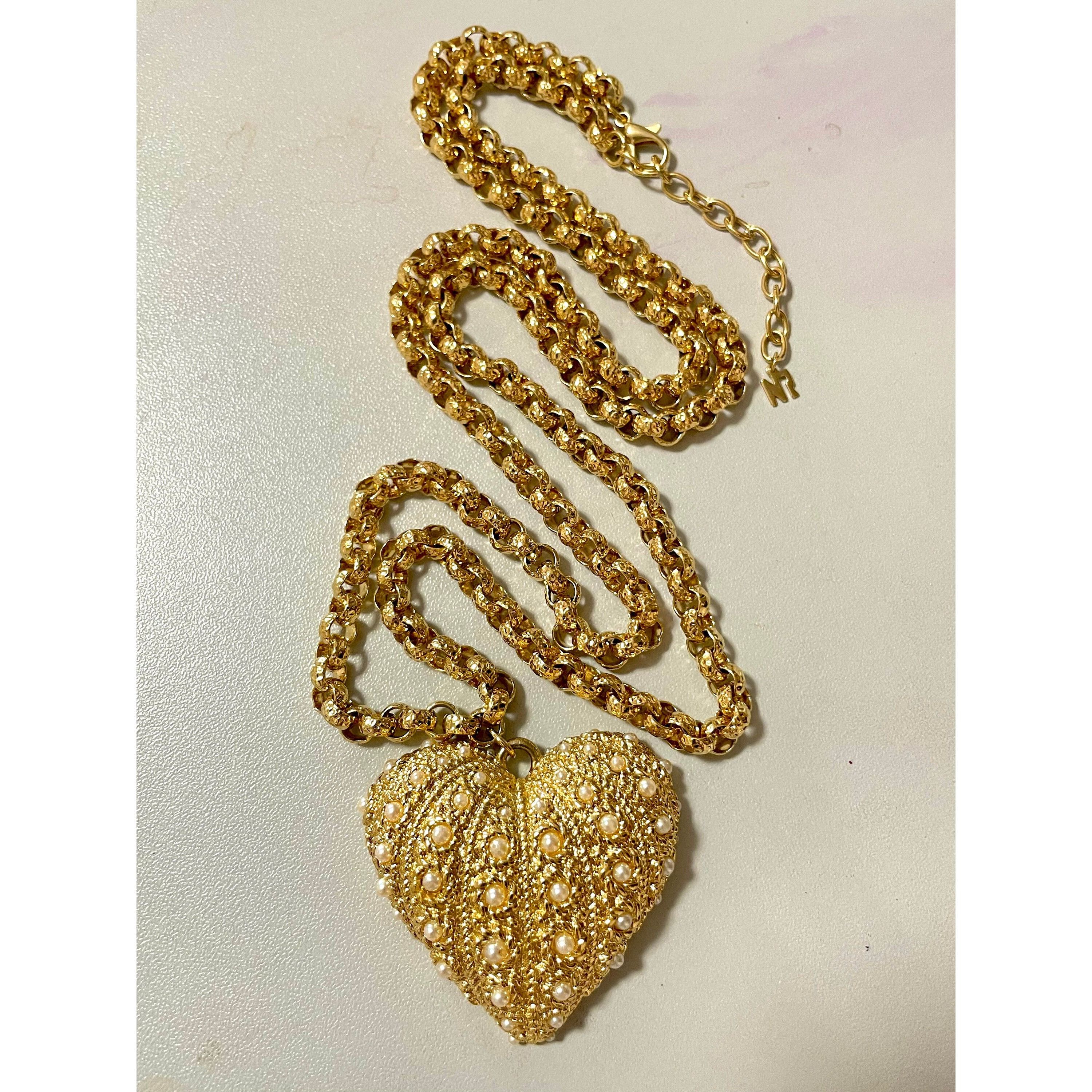Nina Ricci MINT. Vintage NINA RICCI skinny chain necklace with crystal Size ONE SIZE - 2 Thumbnail