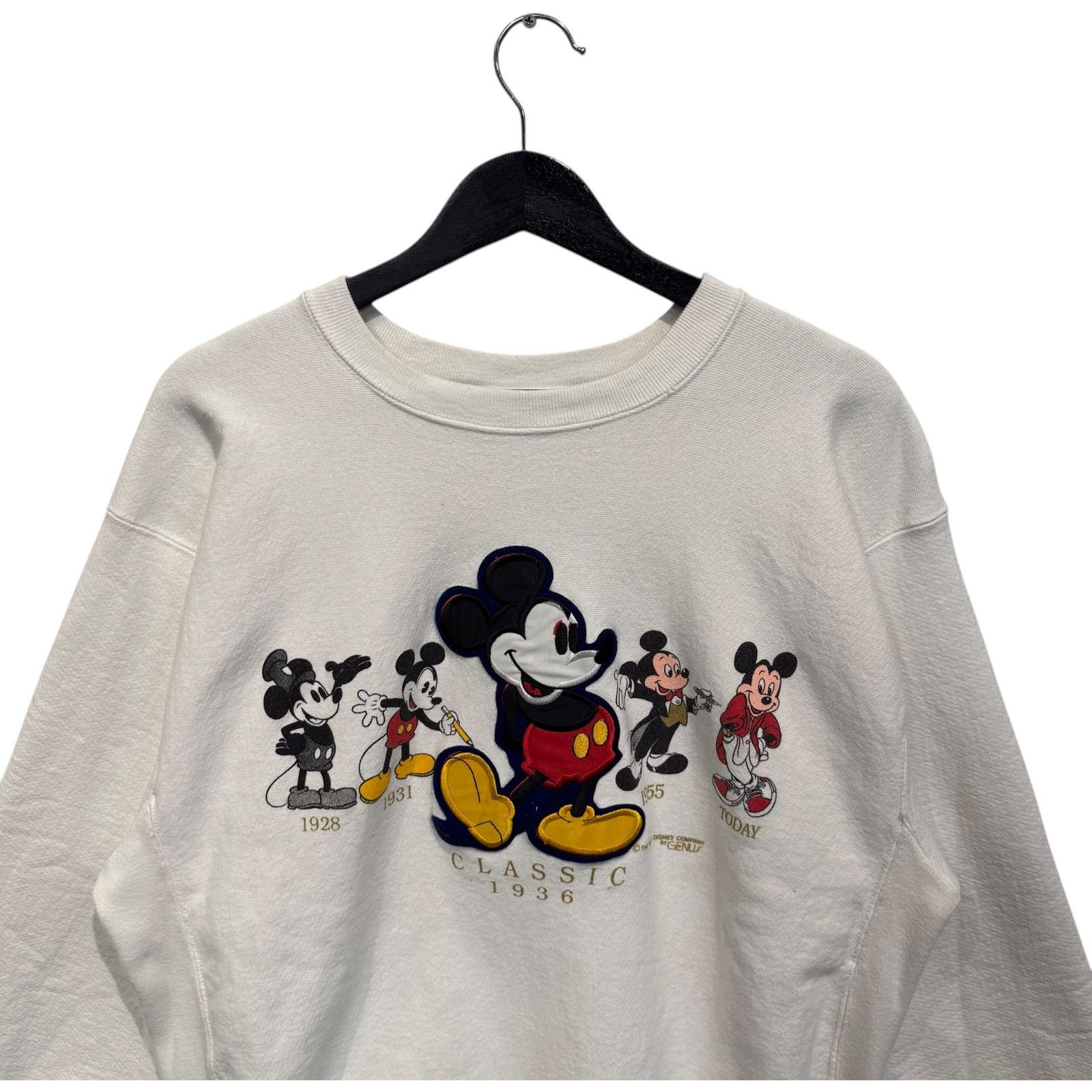 Vintage Vintage Disney Mickey Mouse Evolution Timeline Crewneck XL Size US XL / EU 56 / 4 - 2 Thumbnail