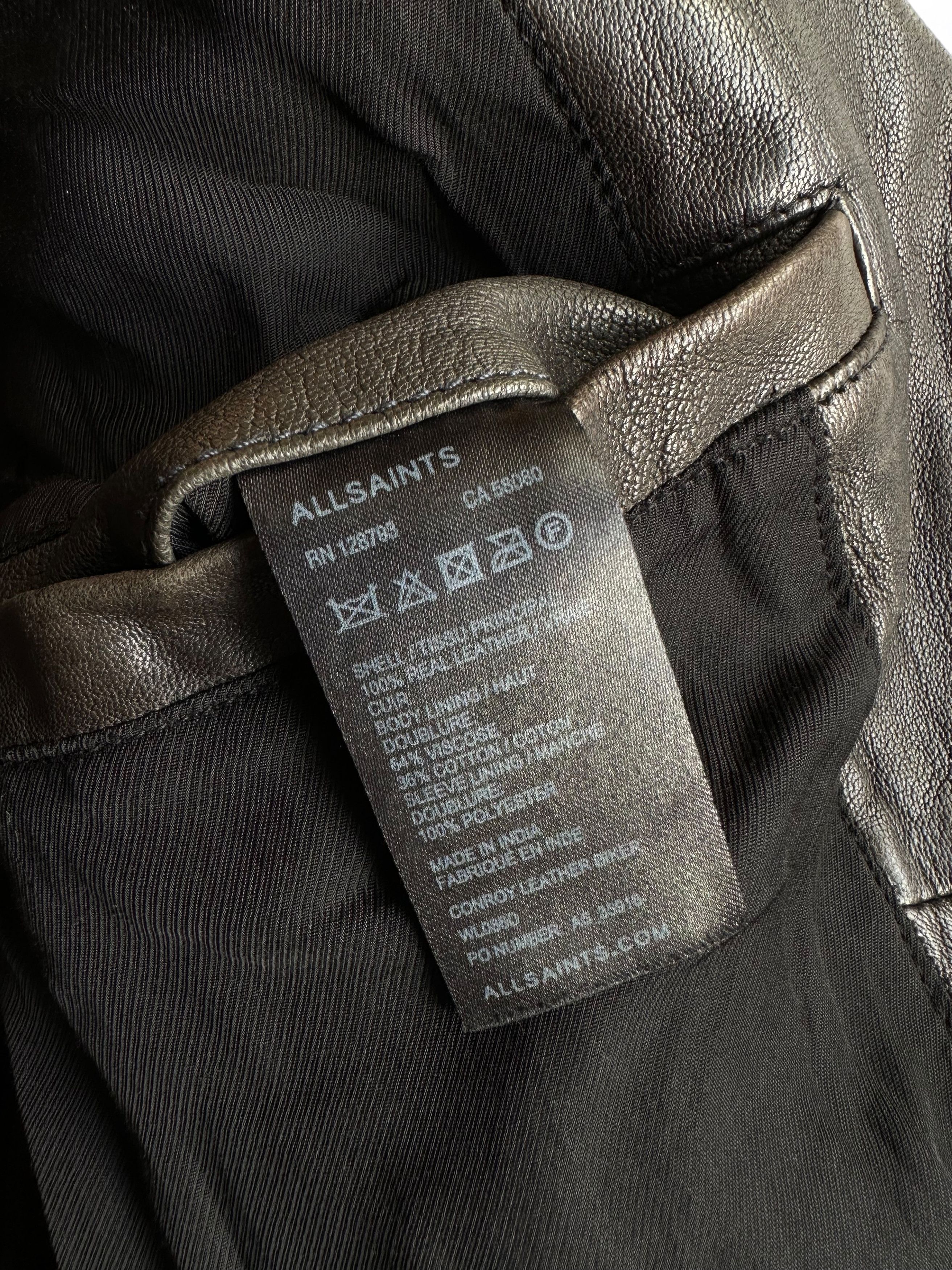 Allsaints Allsaints Conroy Leather Biker Jacket US4 Size S / US 4 / IT 40 - 6 Thumbnail