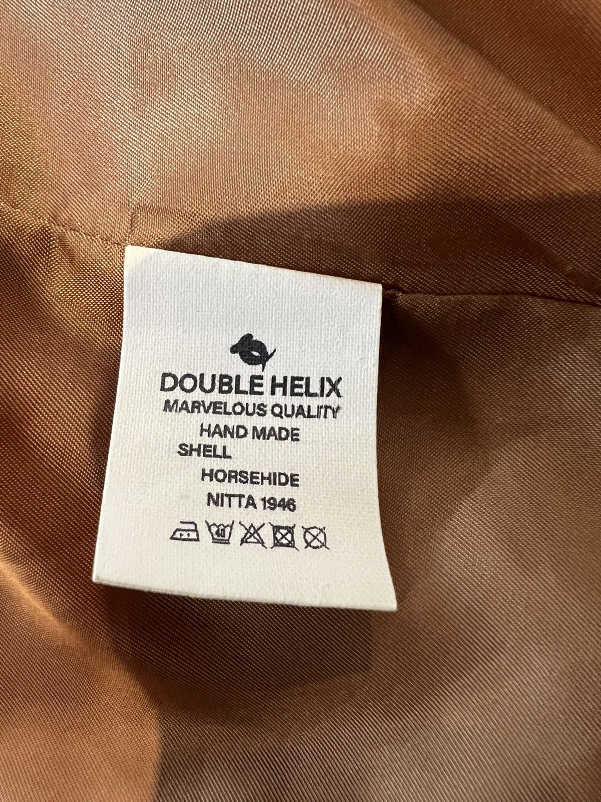 DOUBLE HELIX Double Helix Horsehide Jacket - size 40 - Orange Size US S / EU 44-46 / 1 - 7 Thumbnail