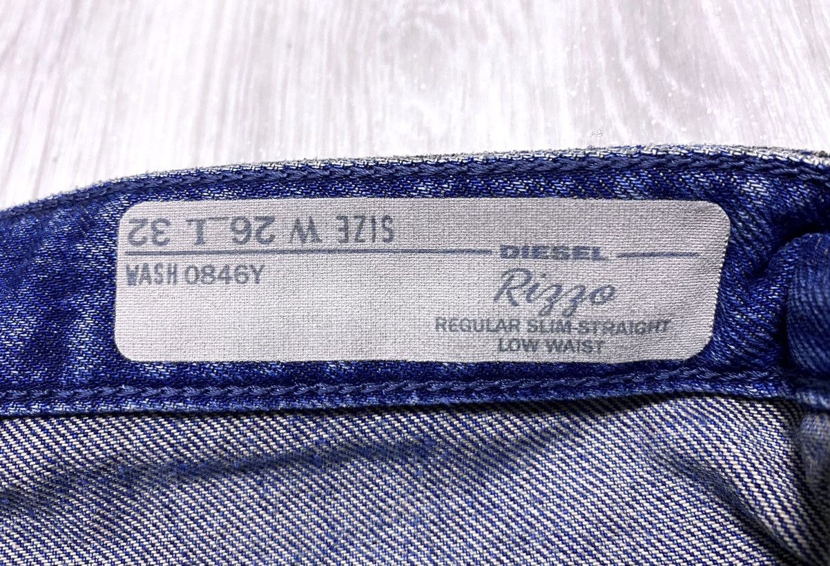 Diesel Diesel Industry Rizzo Washed Distressed Torn Jeans Denim Size 26" / US 2 / IT 38 - 20 Thumbnail