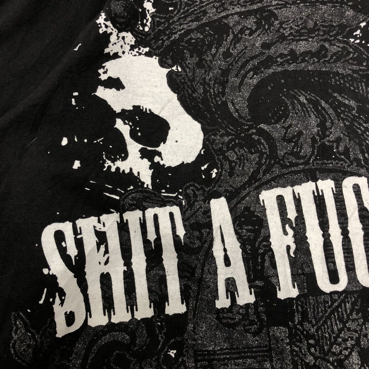 14th Addiction × If Six Was Nine × Japanese Brand 2000s Sex Pot Revenge Skulls Poem Grunge Punk Style Shirt Size S / US 4 / IT 40 - 7 Thumbnail
