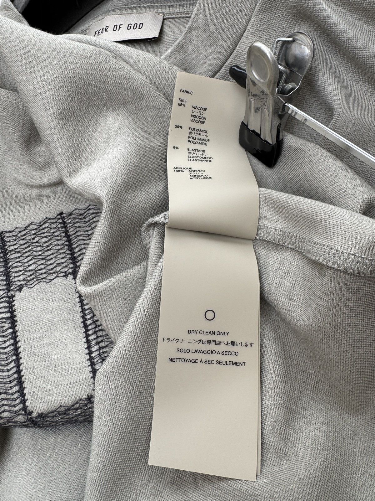 Fear of God Fear Of God 8th Milano Embroidered Jersey T Shirt Oversized Size US M / EU 48-50 / 2 - 13 Thumbnail